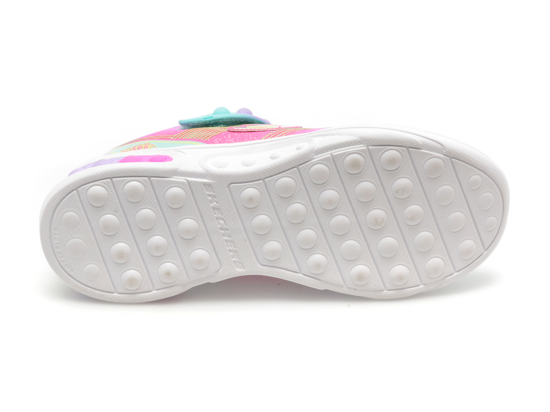 Pantofi SKECHERS multicolor, SKECH POPS, din piele ecologica - imagine 7