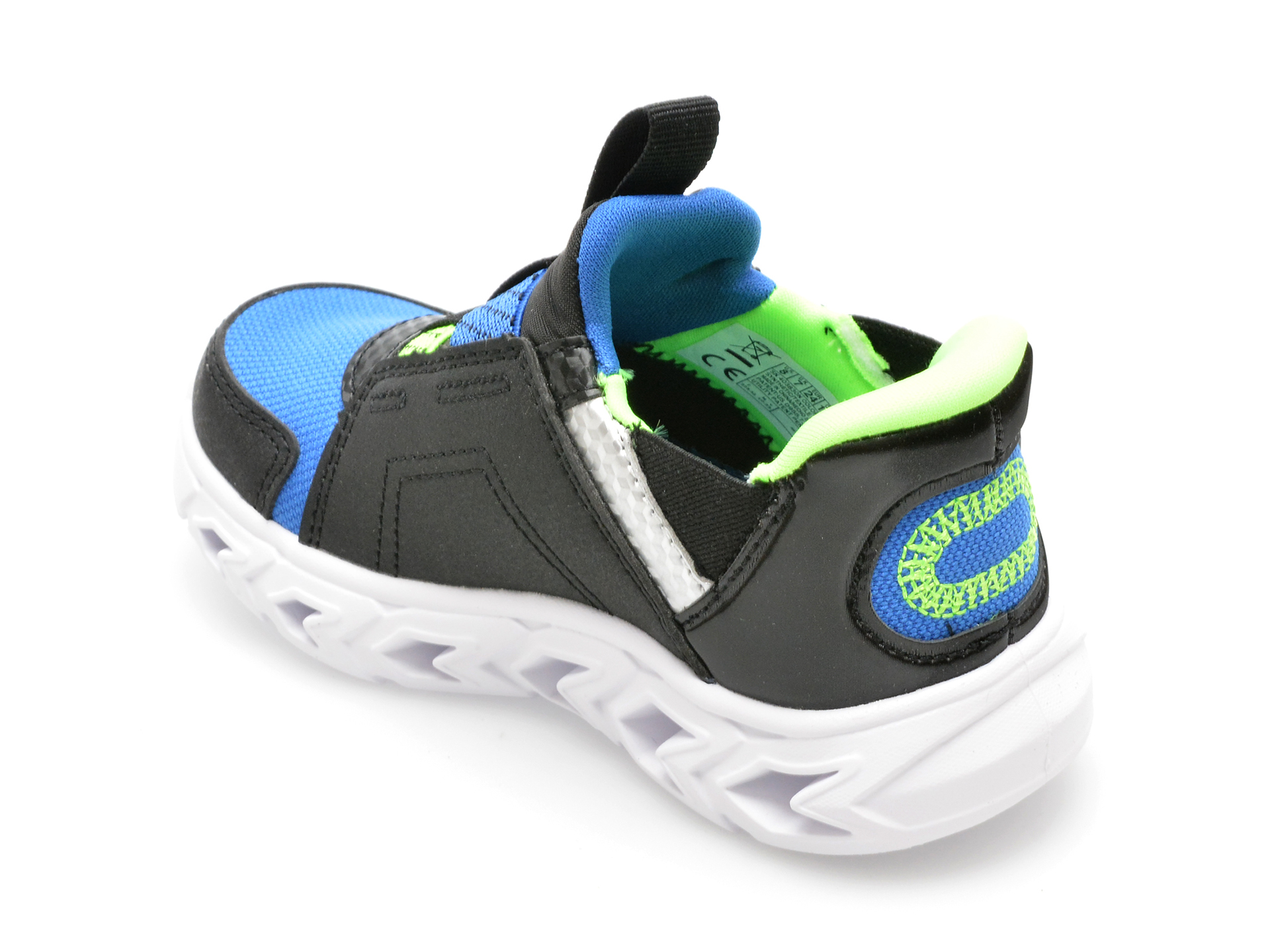 Pantofi SKECHERS negri, HYPNO-FLASH 2.0, din piele ecologica - imagine 5