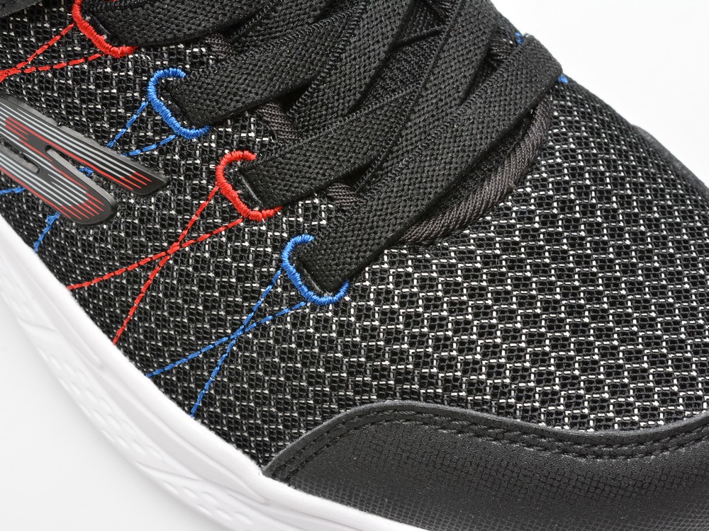 Pantofi SKECHERS negri, SNAP SPRINTS 2.0, din material textil - imagine 2