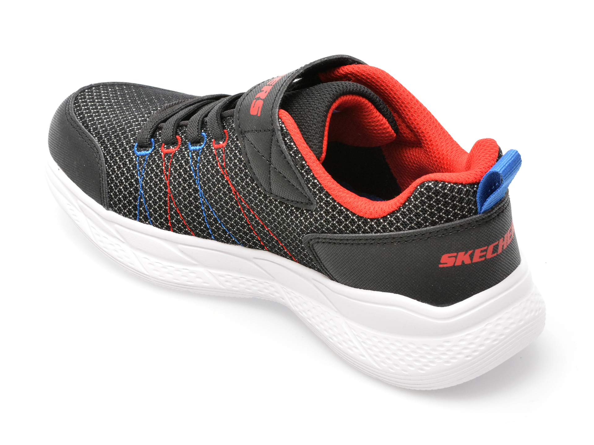 Pantofi SKECHERS negri, SNAP SPRINTS 2.0, din material textil - imagine 5
