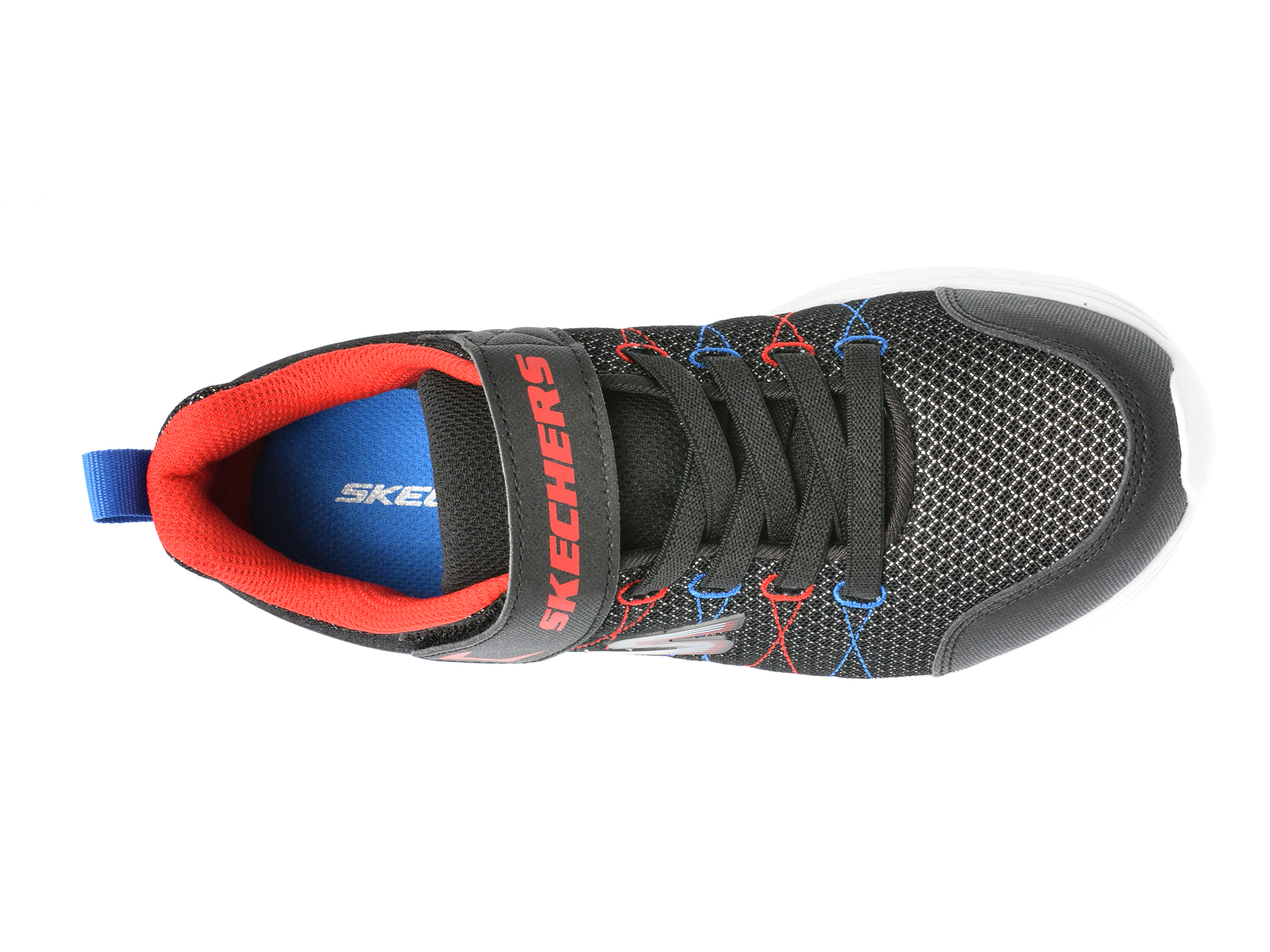 Pantofi SKECHERS negri, SNAP SPRINTS 2.0, din material textil - imagine 6