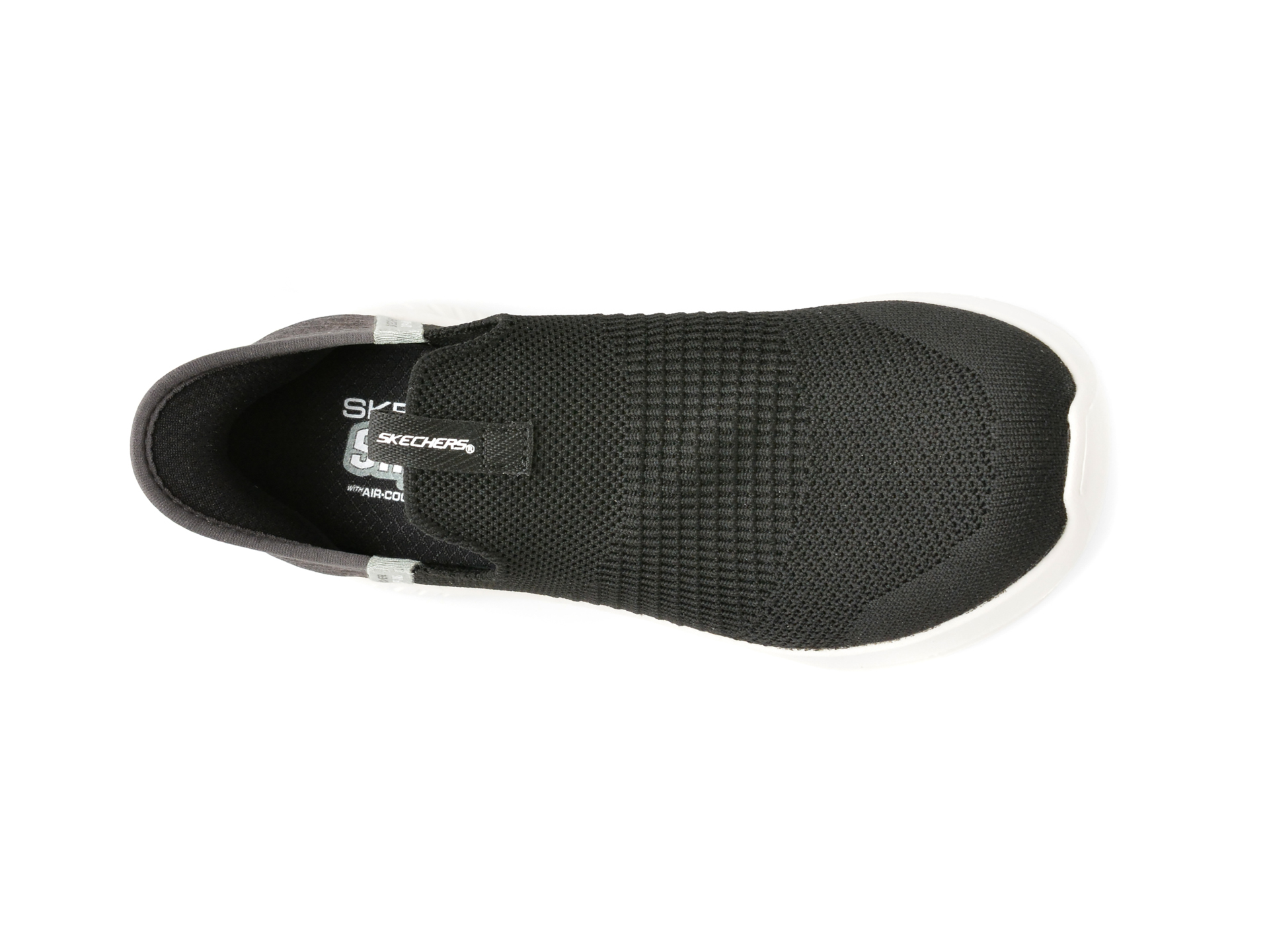 Pantofi SKECHERS negri, ULTRA FLEX 3.0, din material textil - imagine 6