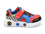Pantofi SKECHERS rosii, GAMETRONIX, din piele ecologica