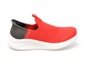 Pantofi SKECHERS rosii, ULTRA FLEX 3.0, din material textil