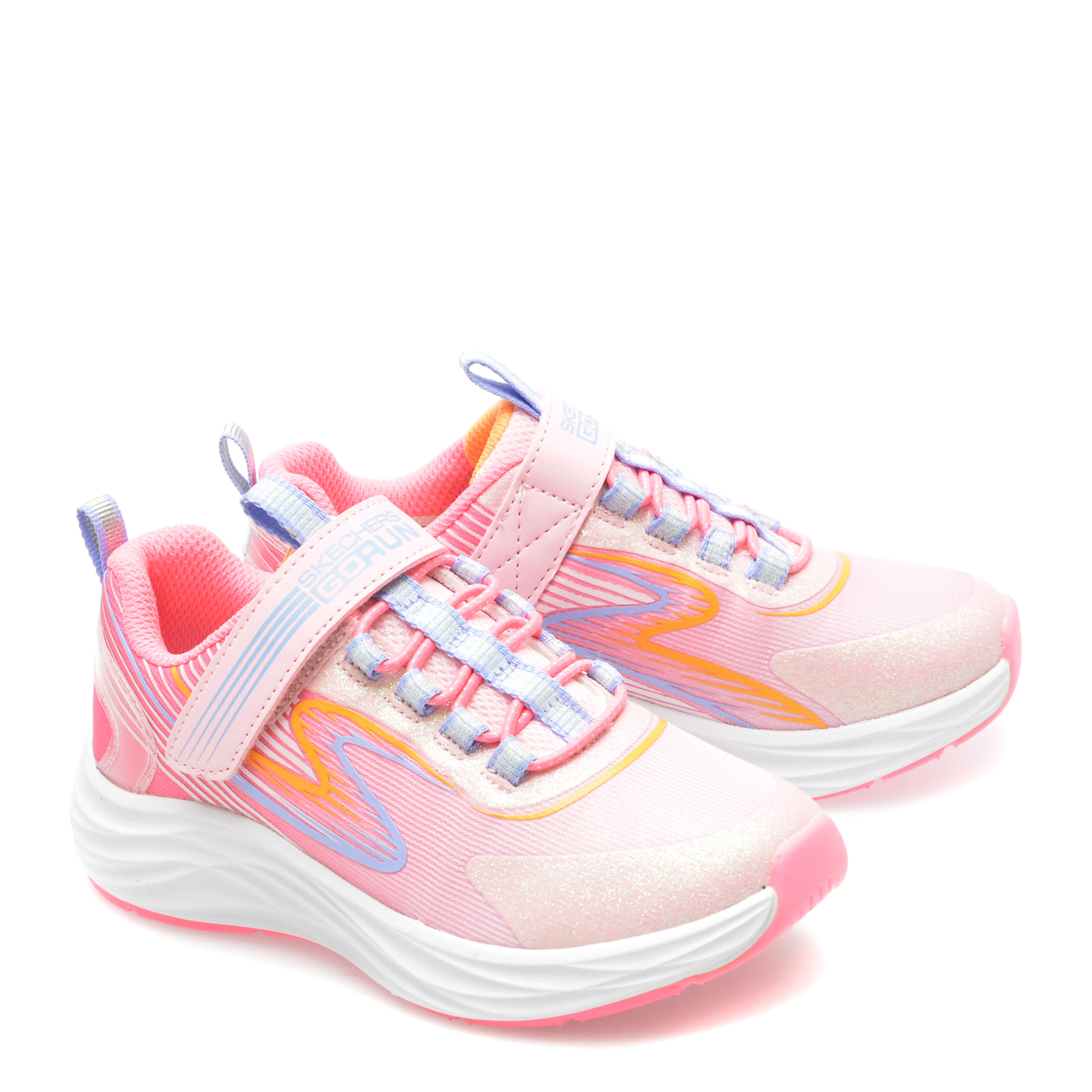 Pantofi SKECHERS roz, GO-RUN ACCELERATE, din material textil - imagine 4
