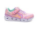Pantofi SKECHERS roz, HEART LIGHTS, din material textil