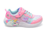 Pantofi SKECHERS roz, UNICORN DREAMS, din material textil