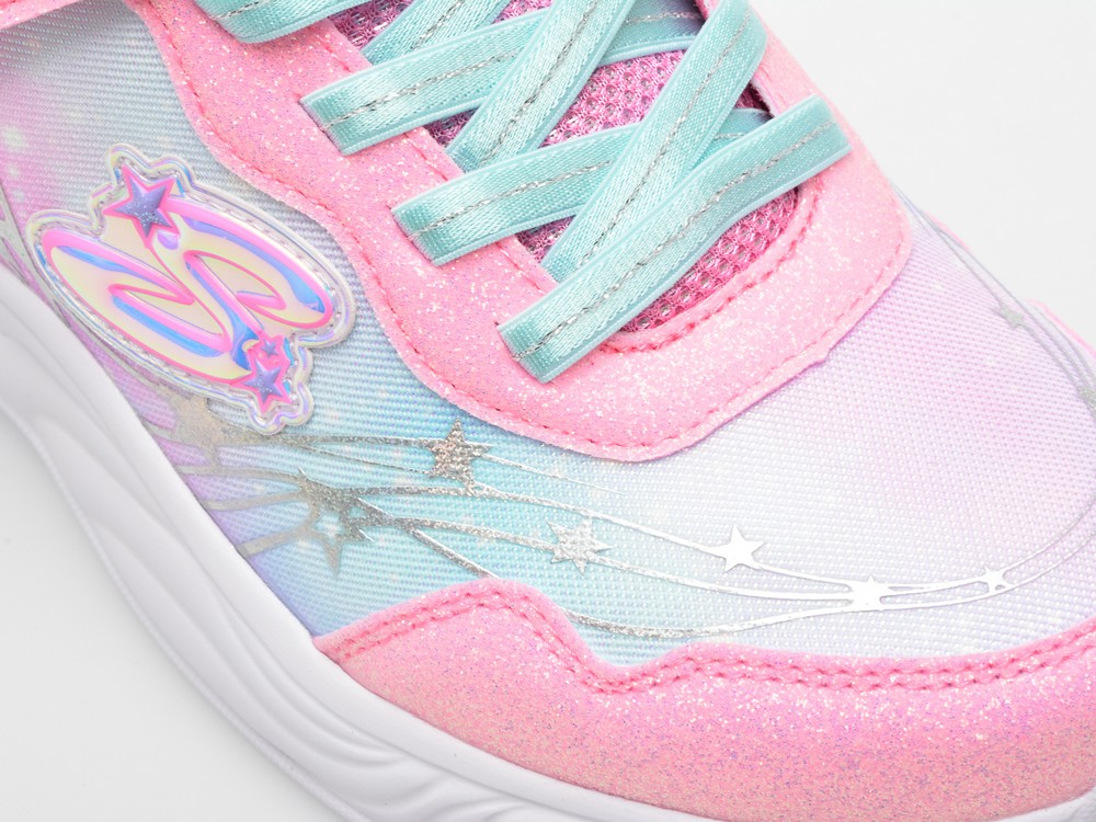 Pantofi SKECHERS roz, UNICORN DREAMS, din material textil - imagine 2