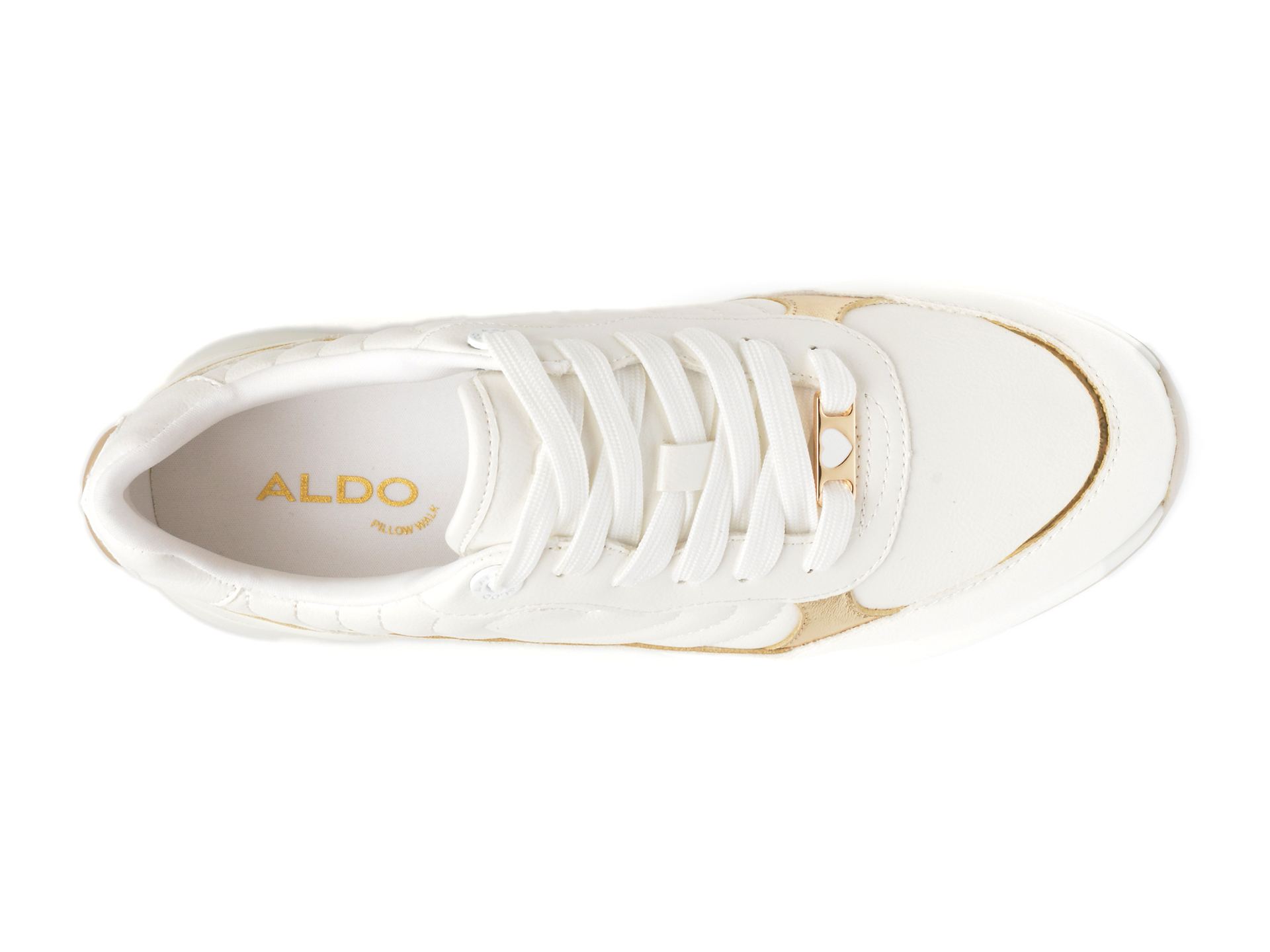 Pantofi sport ALDO albi, 13706536, din piele ecologica - imagine 6