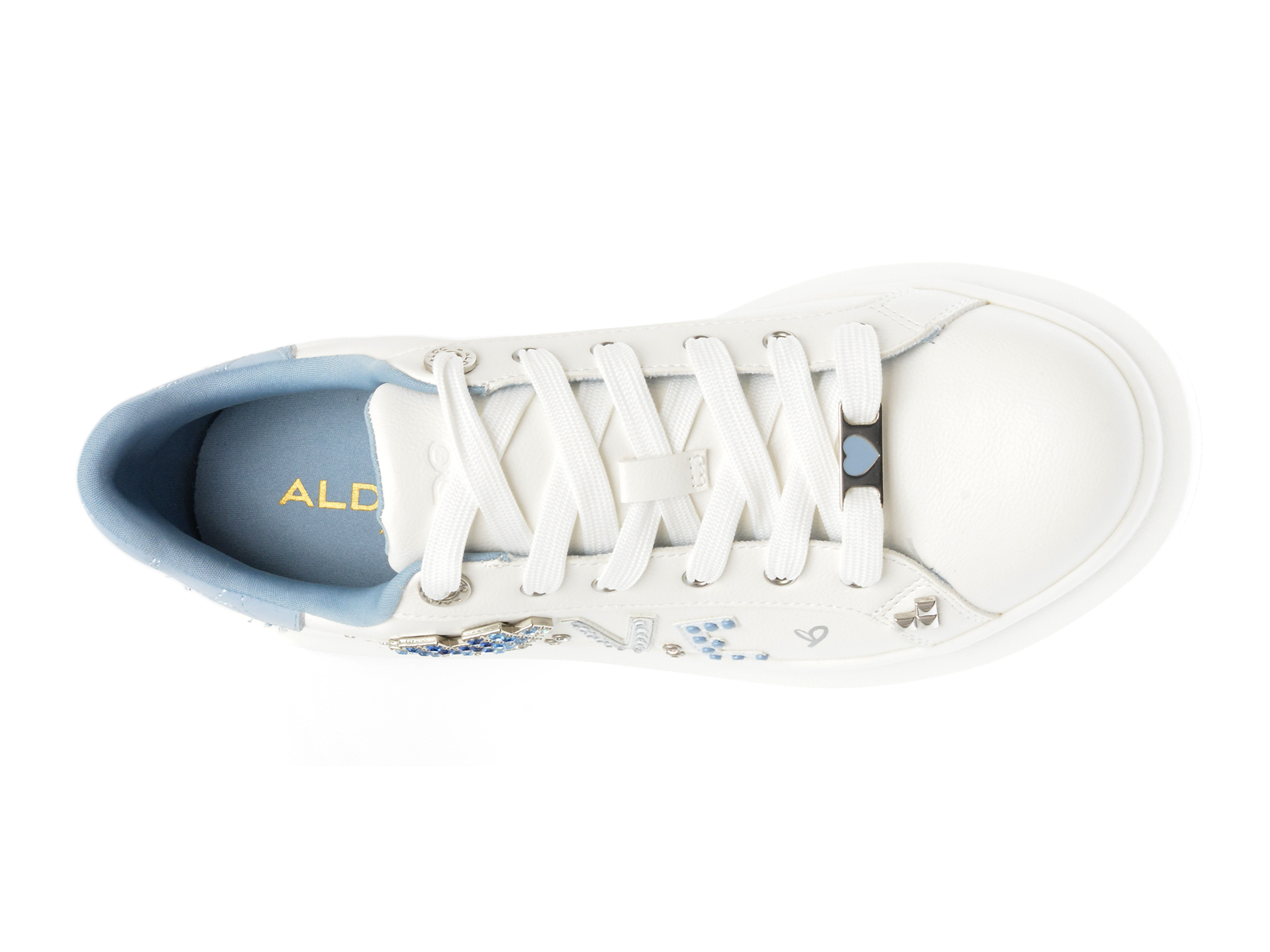 Pantofi sport ALDO albi, 13706561, din piele ecologica - imagine 6