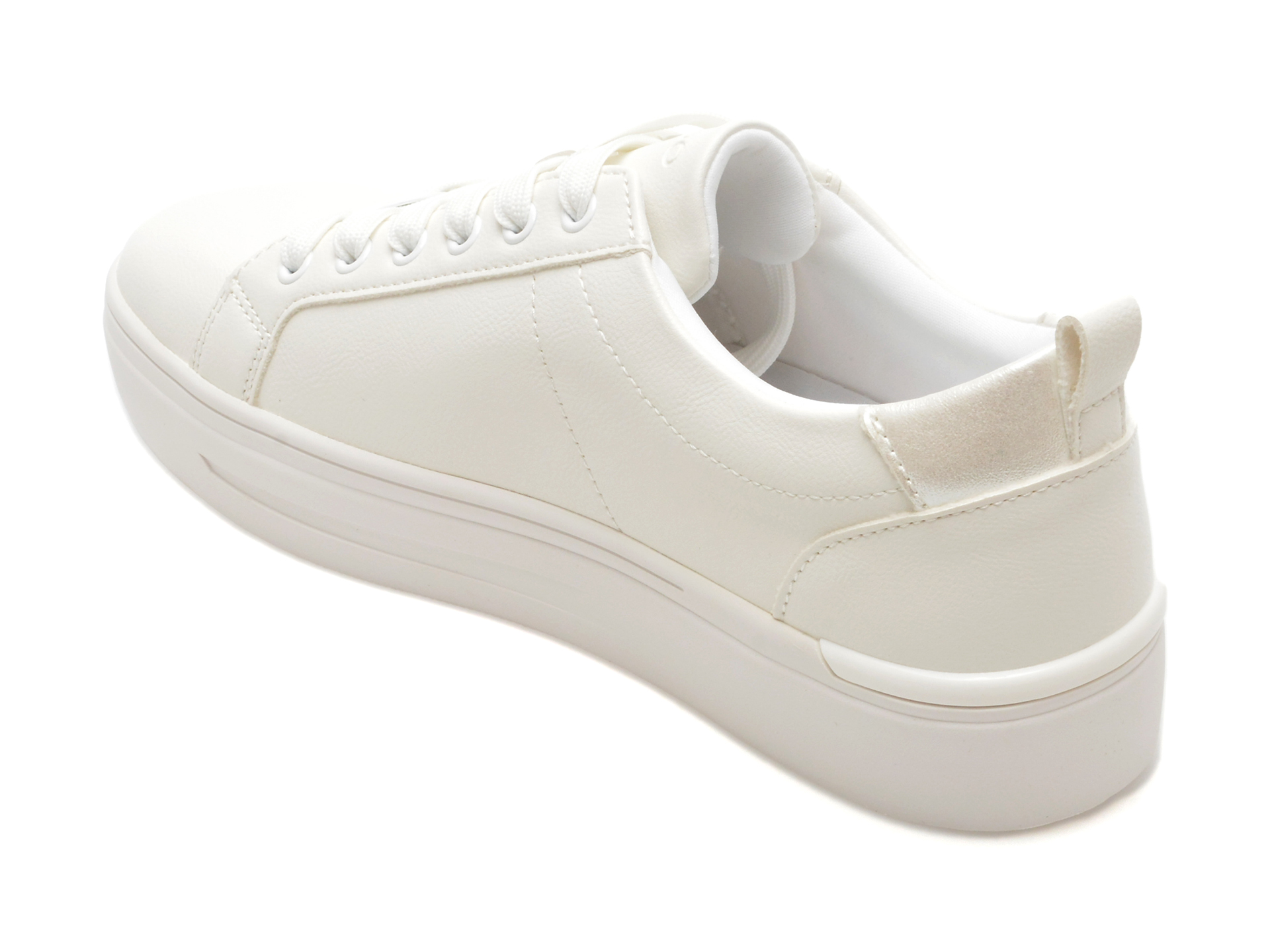 Pantofi sport ALDO albi, 13711711, din piele ecologica - imagine 5
