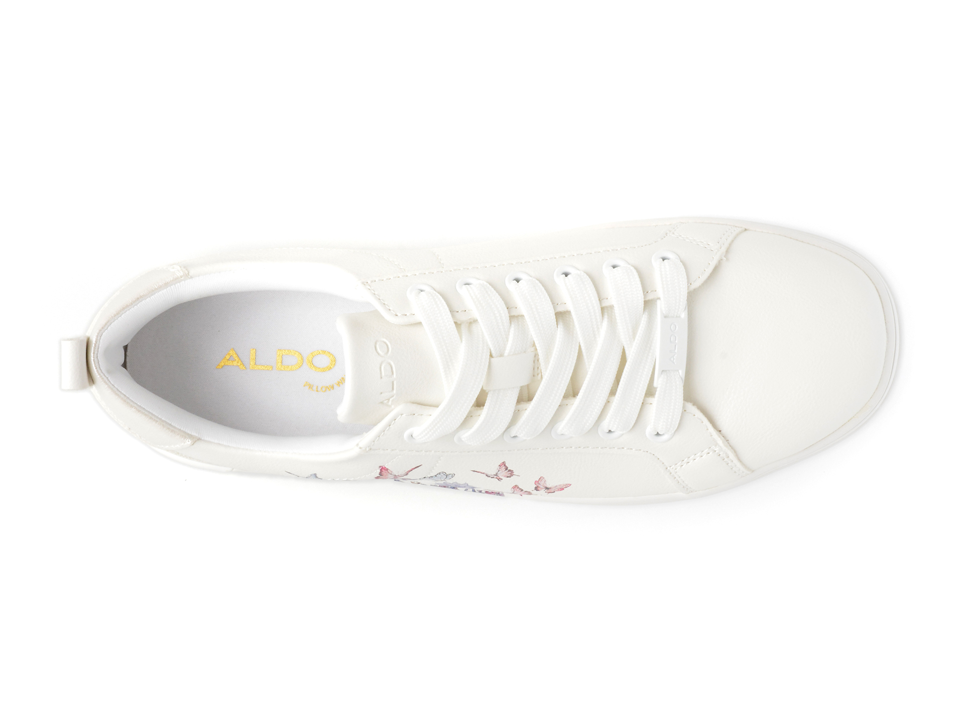 Pantofi sport ALDO albi, 13711711, din piele ecologica - imagine 6