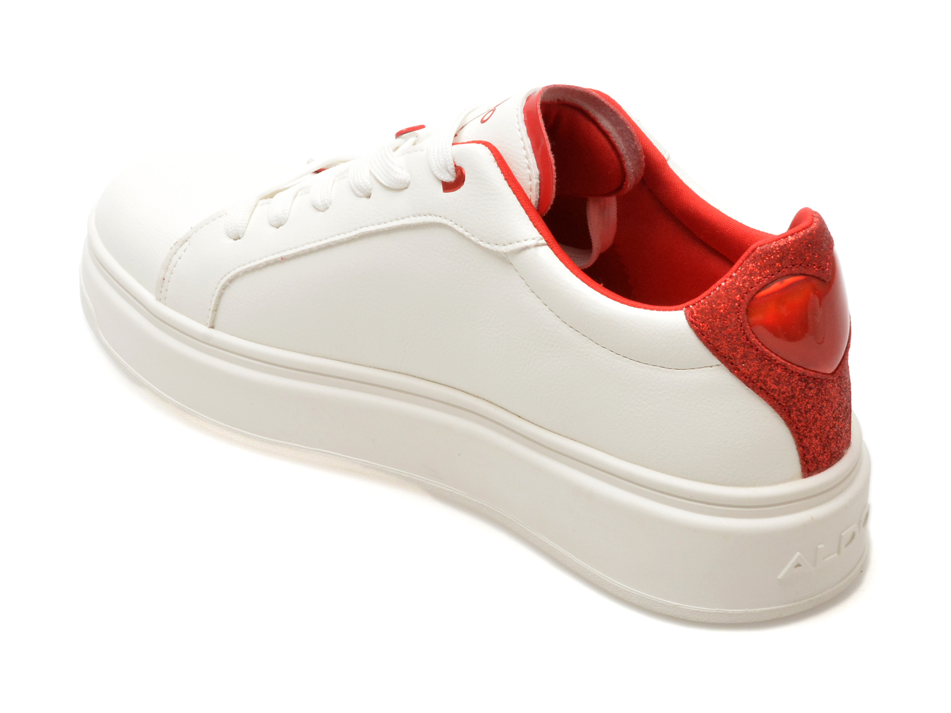Pantofi sport ALDO albi, 13713017, din piele ecologica - imagine 5