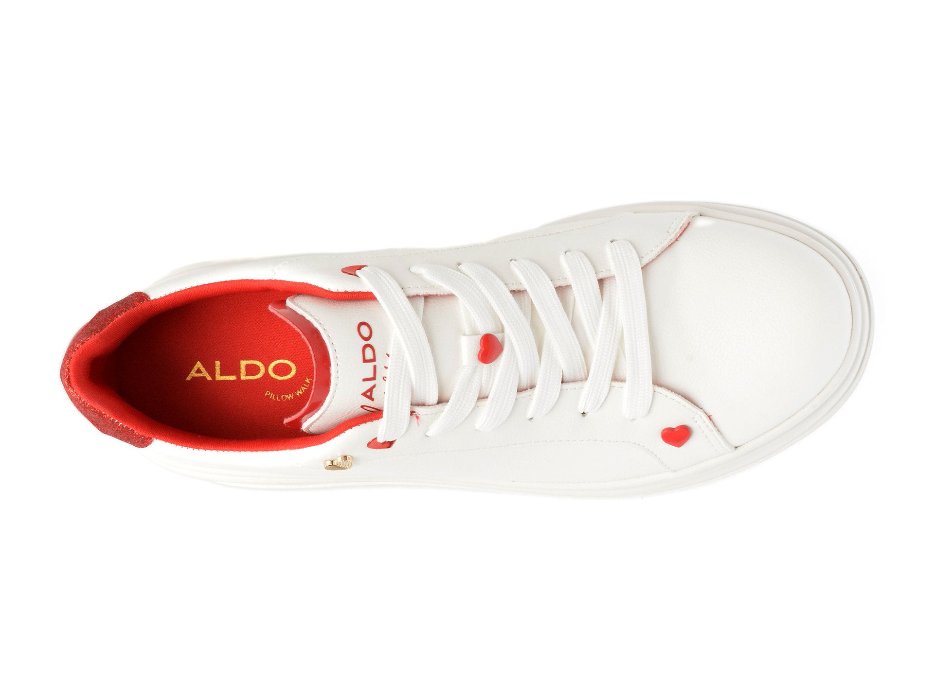 Pantofi sport ALDO albi, 13713017, din piele ecologica - imagine 6
