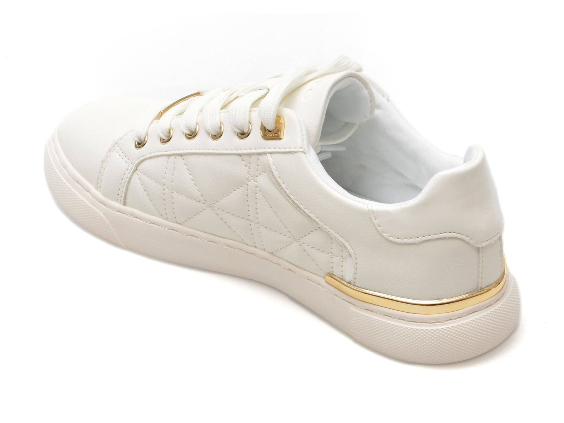Pantofi sport ALDO albi, ICONISPEC100, din piele ecologica - imagine 5