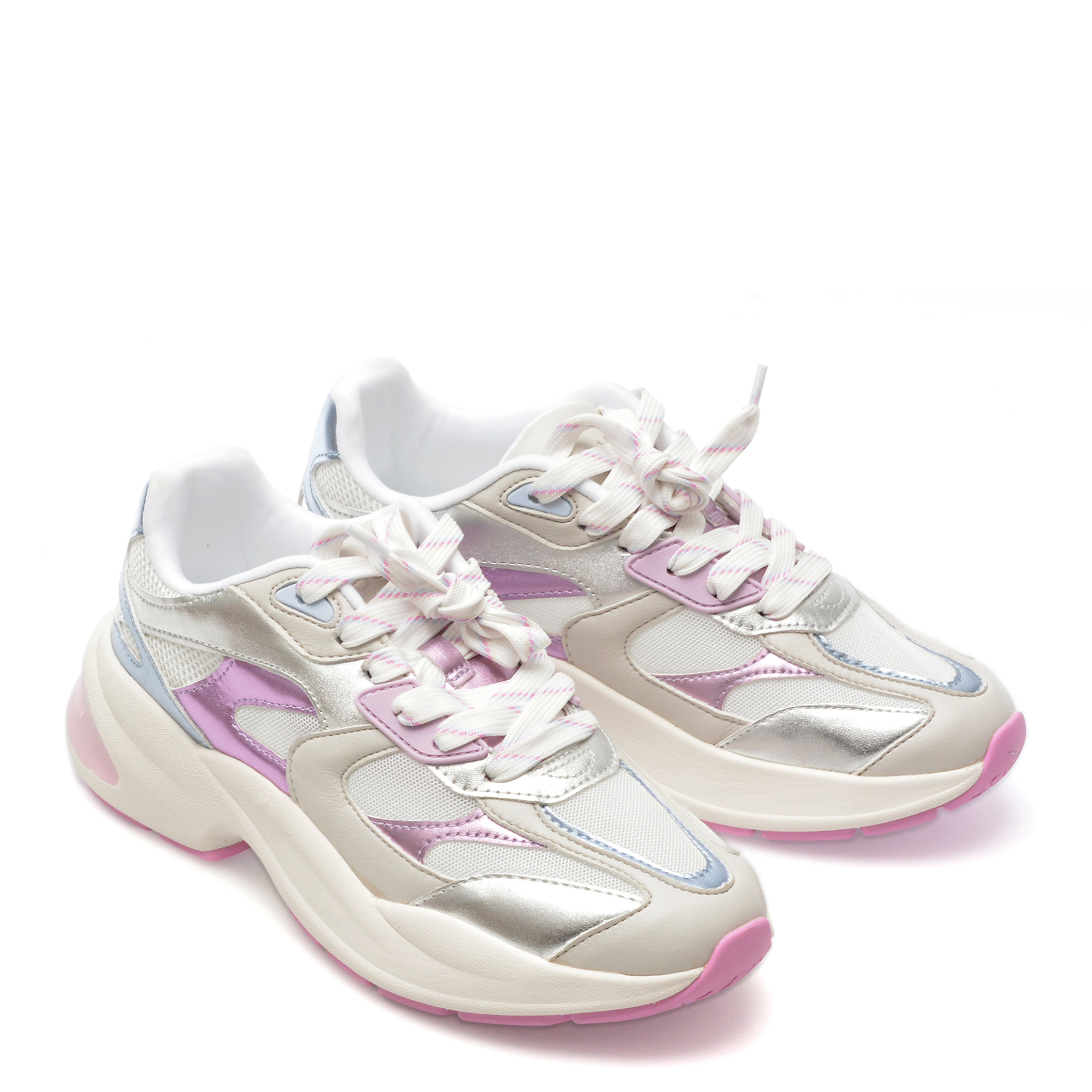Pantofi sport ALDO argintii, MAYANA042, din piele ecologica - imagine 4