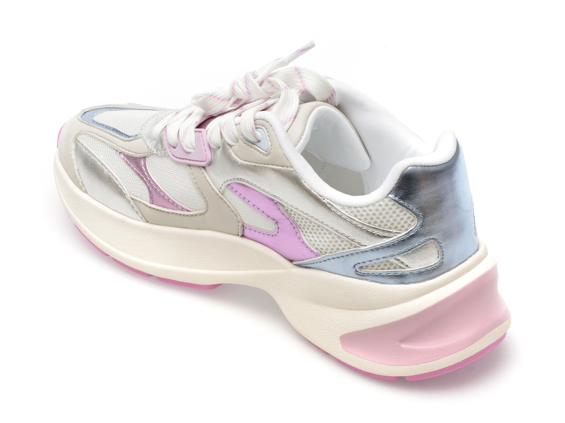 Pantofi sport ALDO argintii, MAYANA042, din piele ecologica - imagine 5