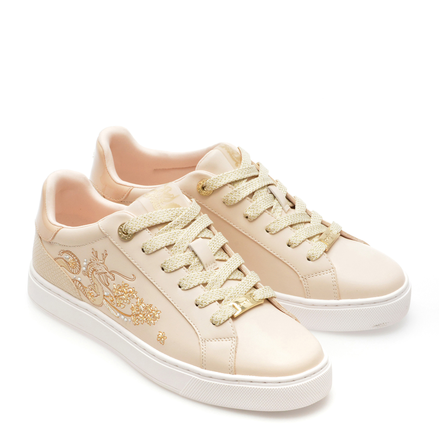 Pantofi sport ALDO bej, 13706585, din piele ecologica - imagine 4