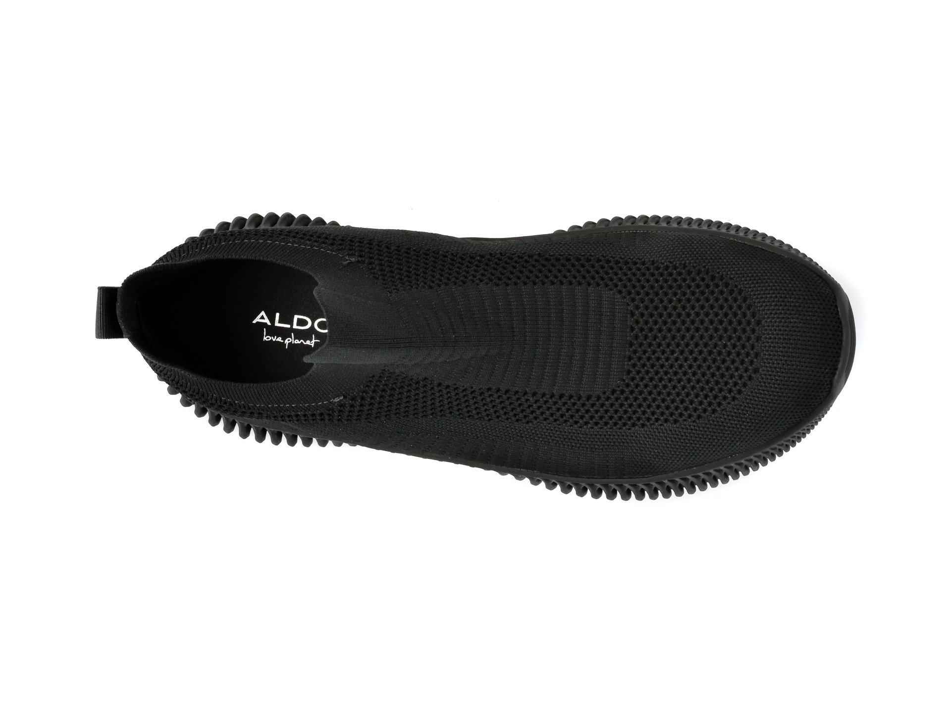 Pantofi sport ALDO negri, AKAI001, din material textil - imagine 6