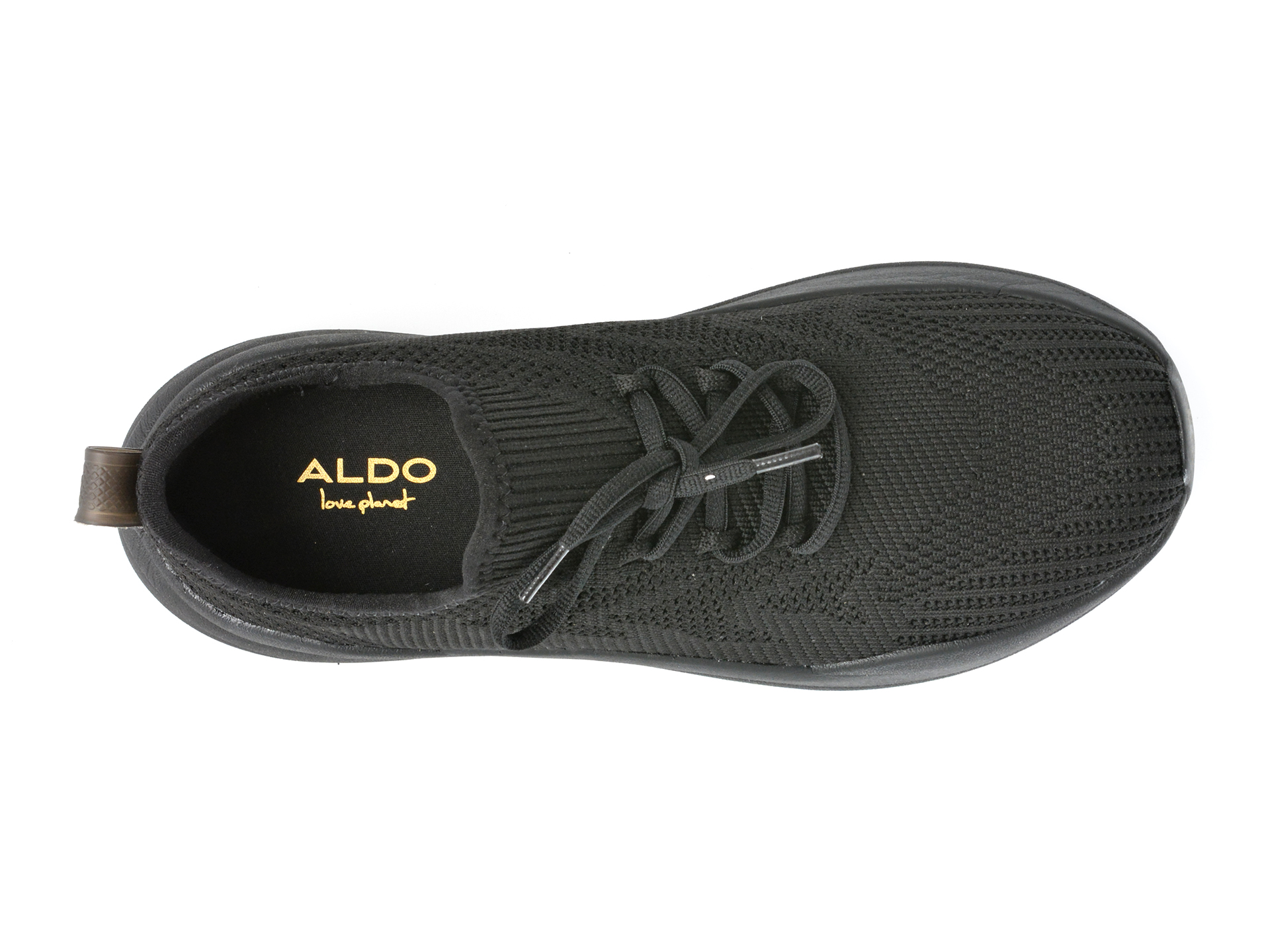 Pantofi sport ALDO negri, ALLDAY008, din material textil - imagine 6