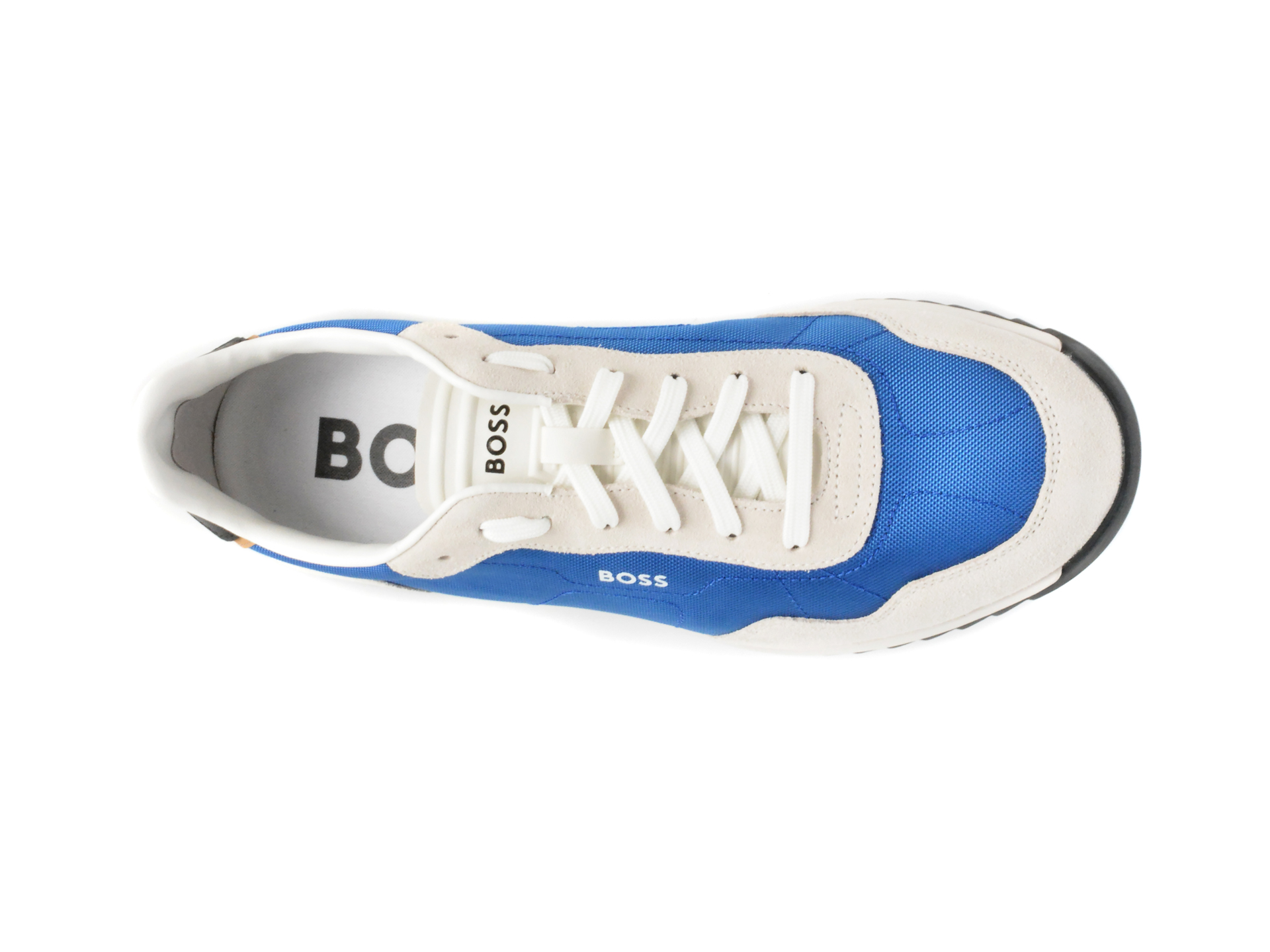Pantofi sport BOSS albastri, 7276, din material textil - imagine 6