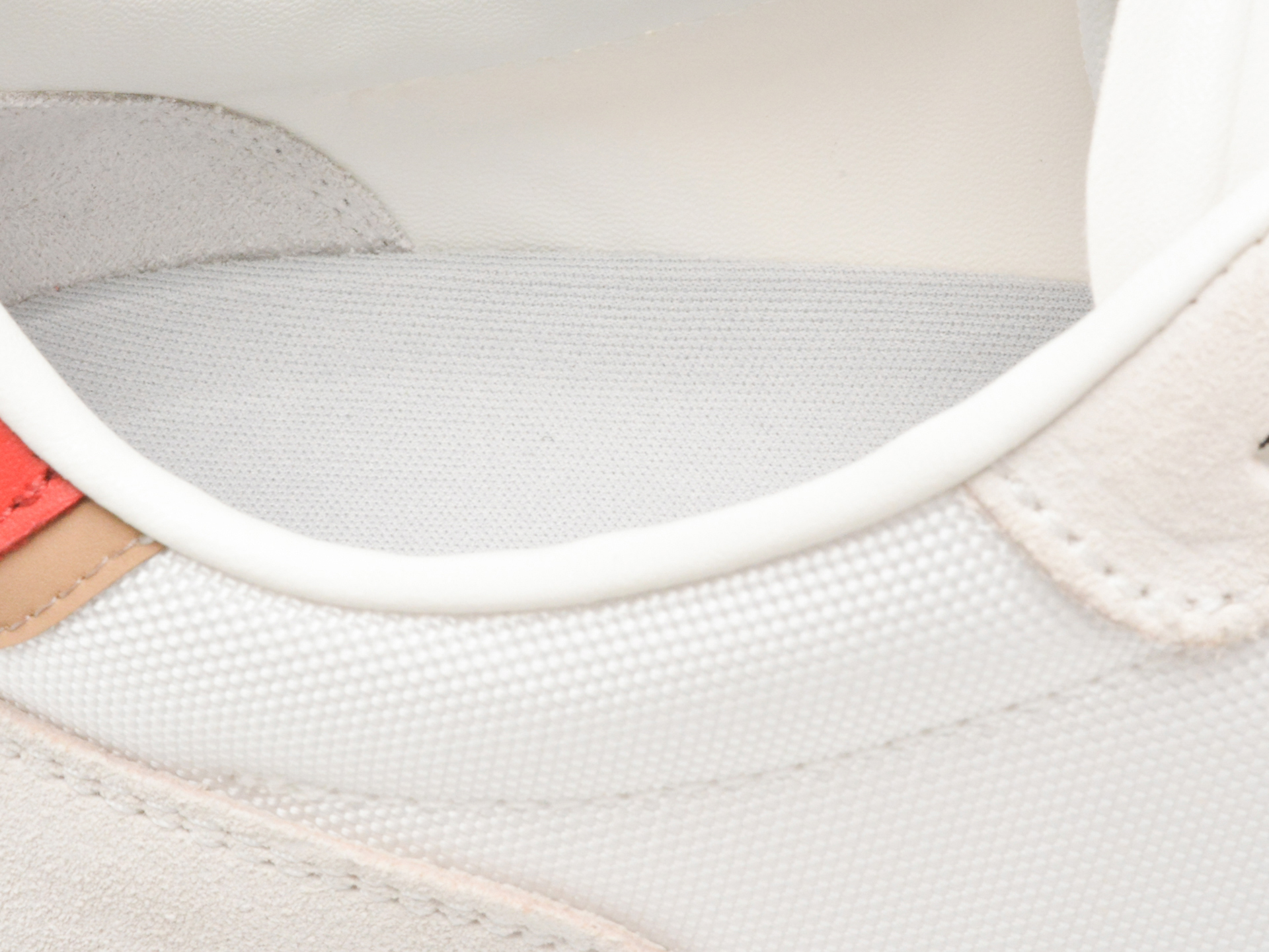 Pantofi sport BOSS albi, 7276, din material textil si piele intoarsa - imagine 3