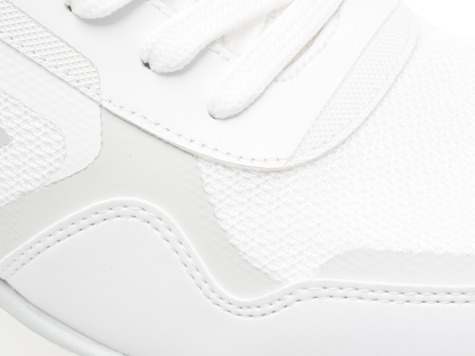 Pantofi sport BOSS albi, 7300, din piele ecologica - imagine 2