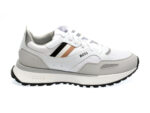 Pantofi sport BOSS albi, 8280, din piele ecologica