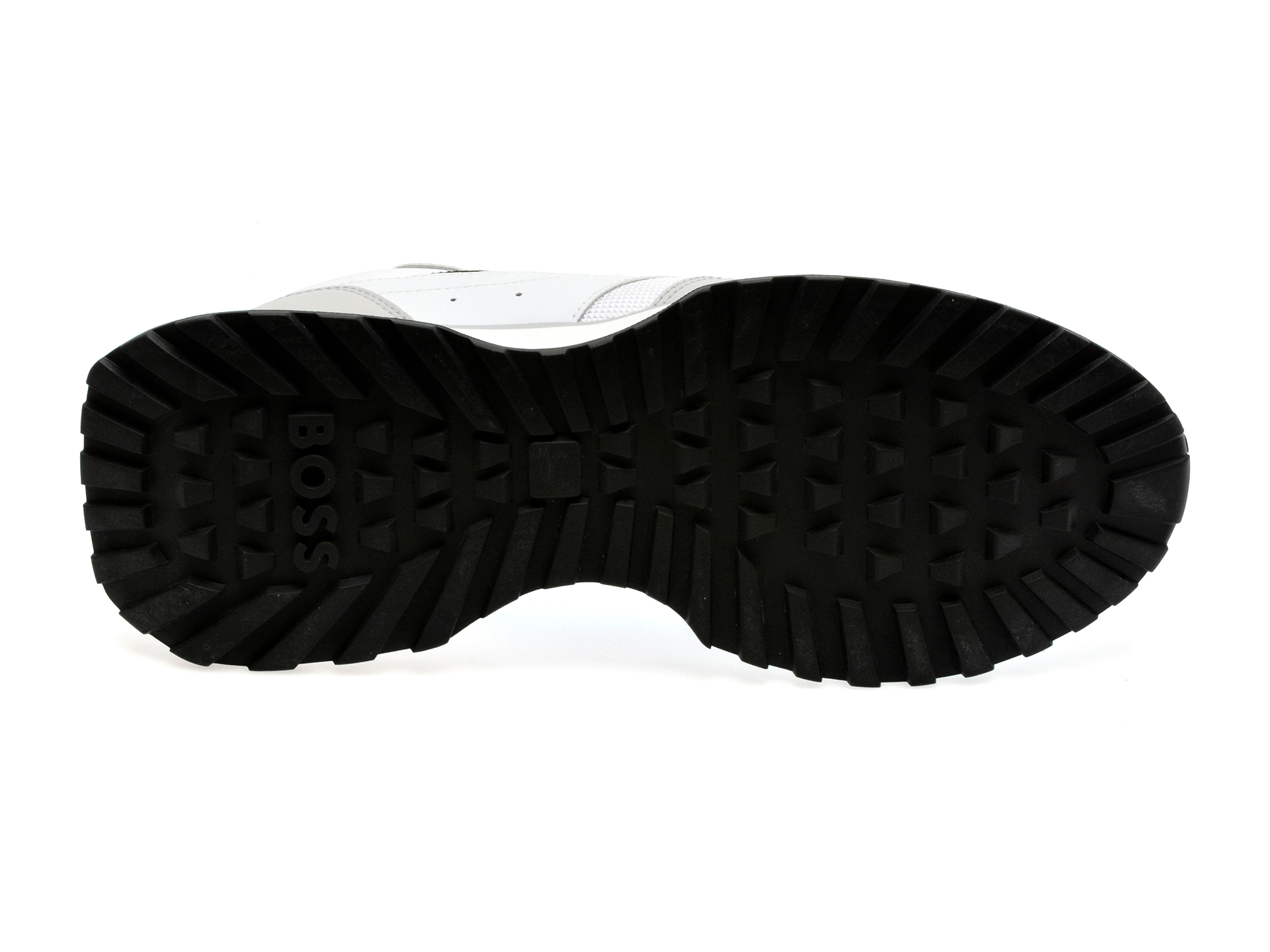 Pantofi sport BOSS albi, 8280, din piele ecologica - imagine 7