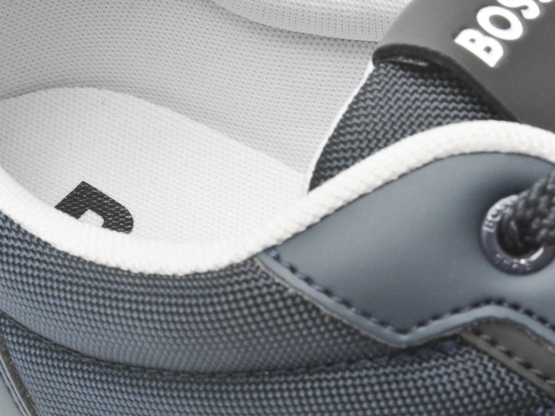 Pantofi sport BOSS bleumarin, 73571, din piele ecologica - imagine 3