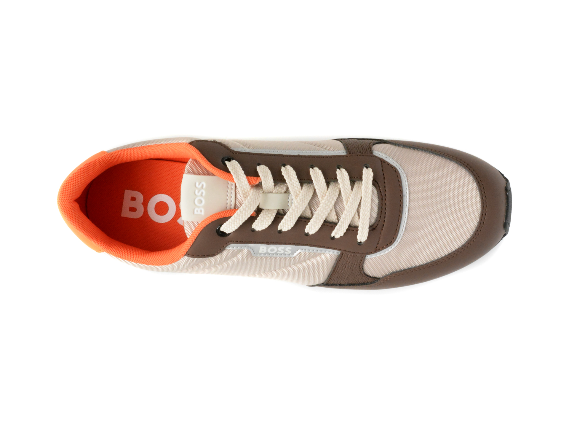 Pantofi sport BOSS maro, 73571, din piele ecologica - imagine 6