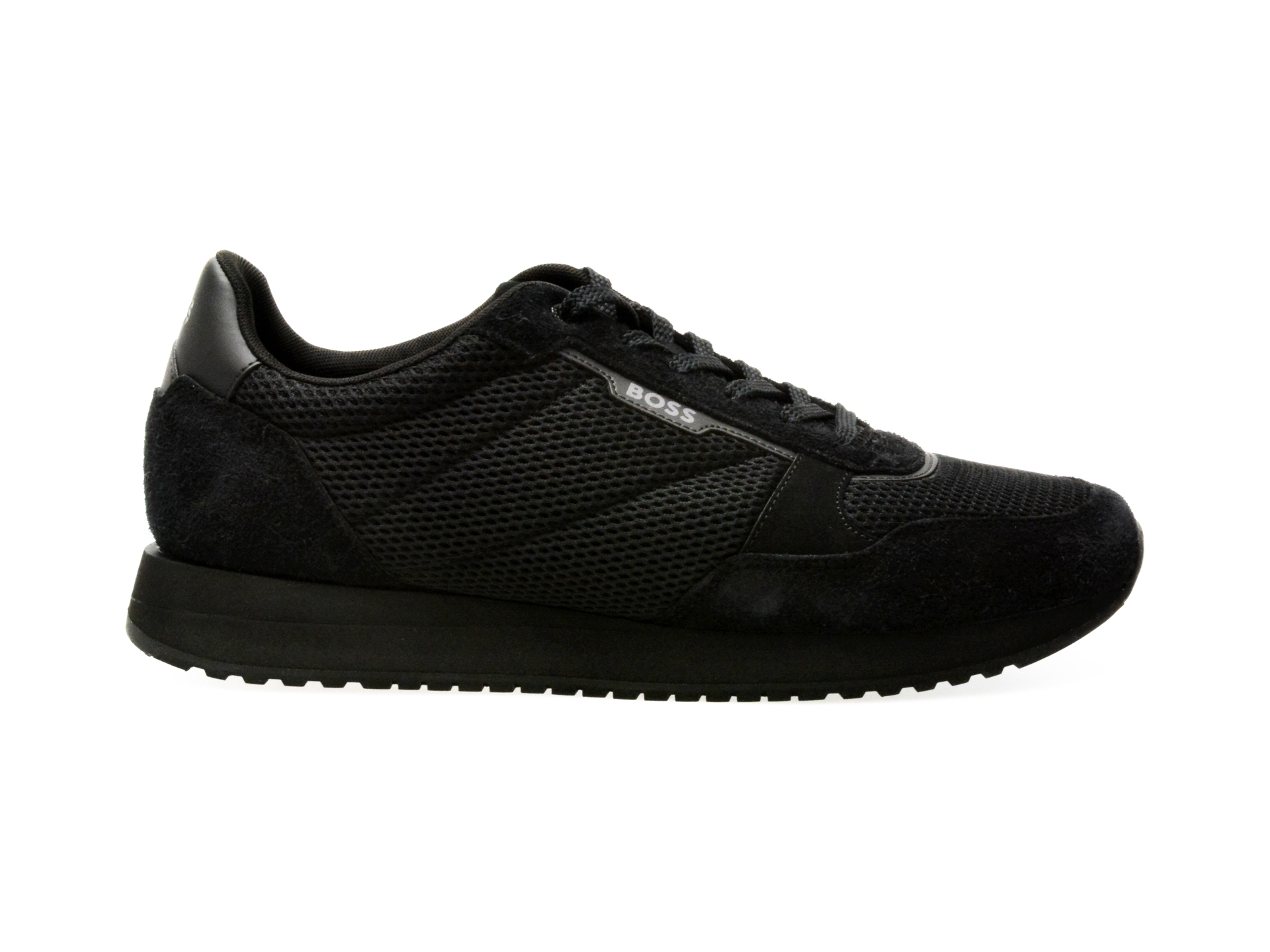 Pantofi sport BOSS negri, 73581, din material textil