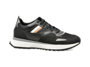 Pantofi sport BOSS negri, 8280, din piele ecologica