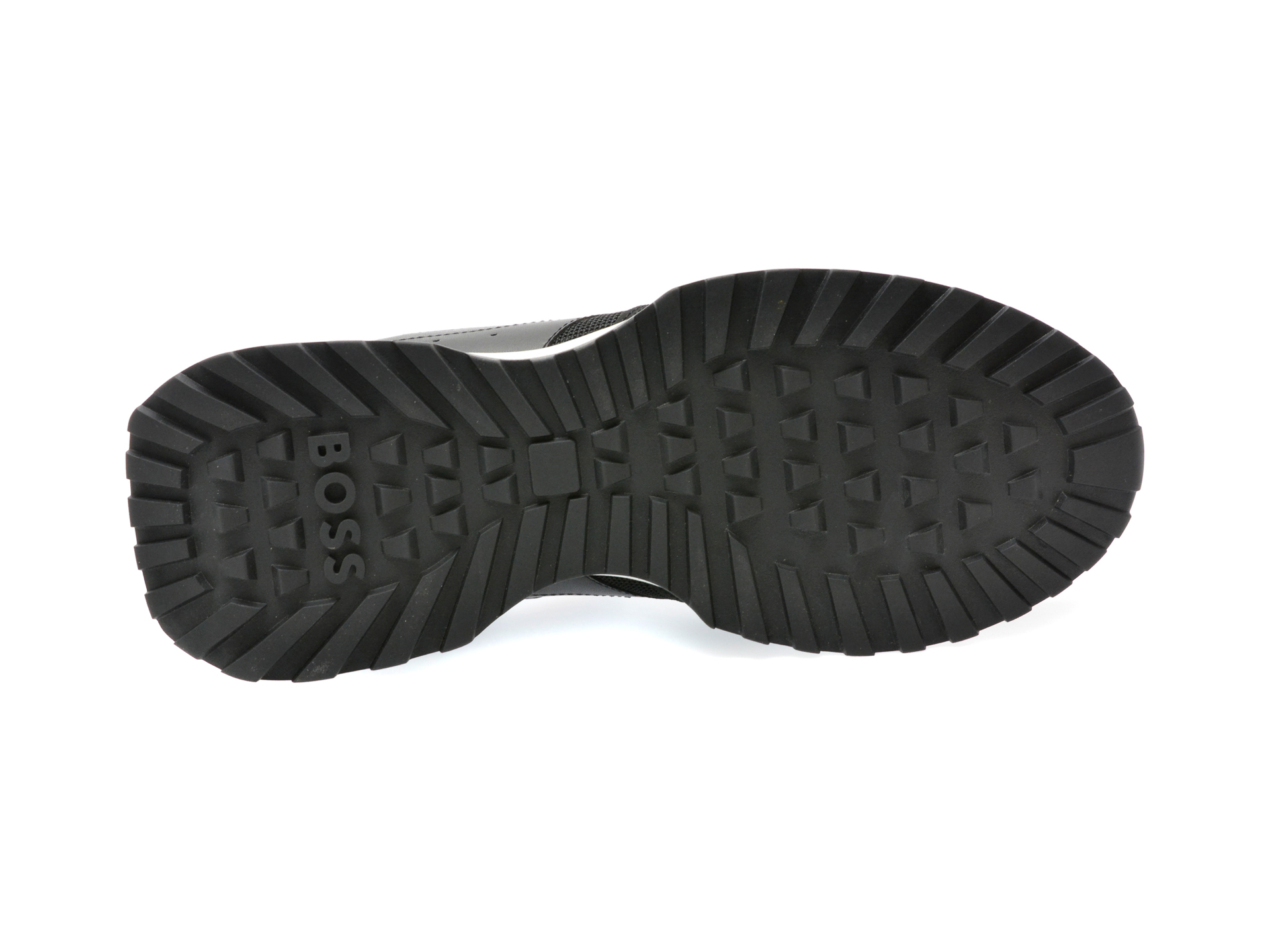 Pantofi sport BOSS negri, 8280, din piele ecologica - imagine 7