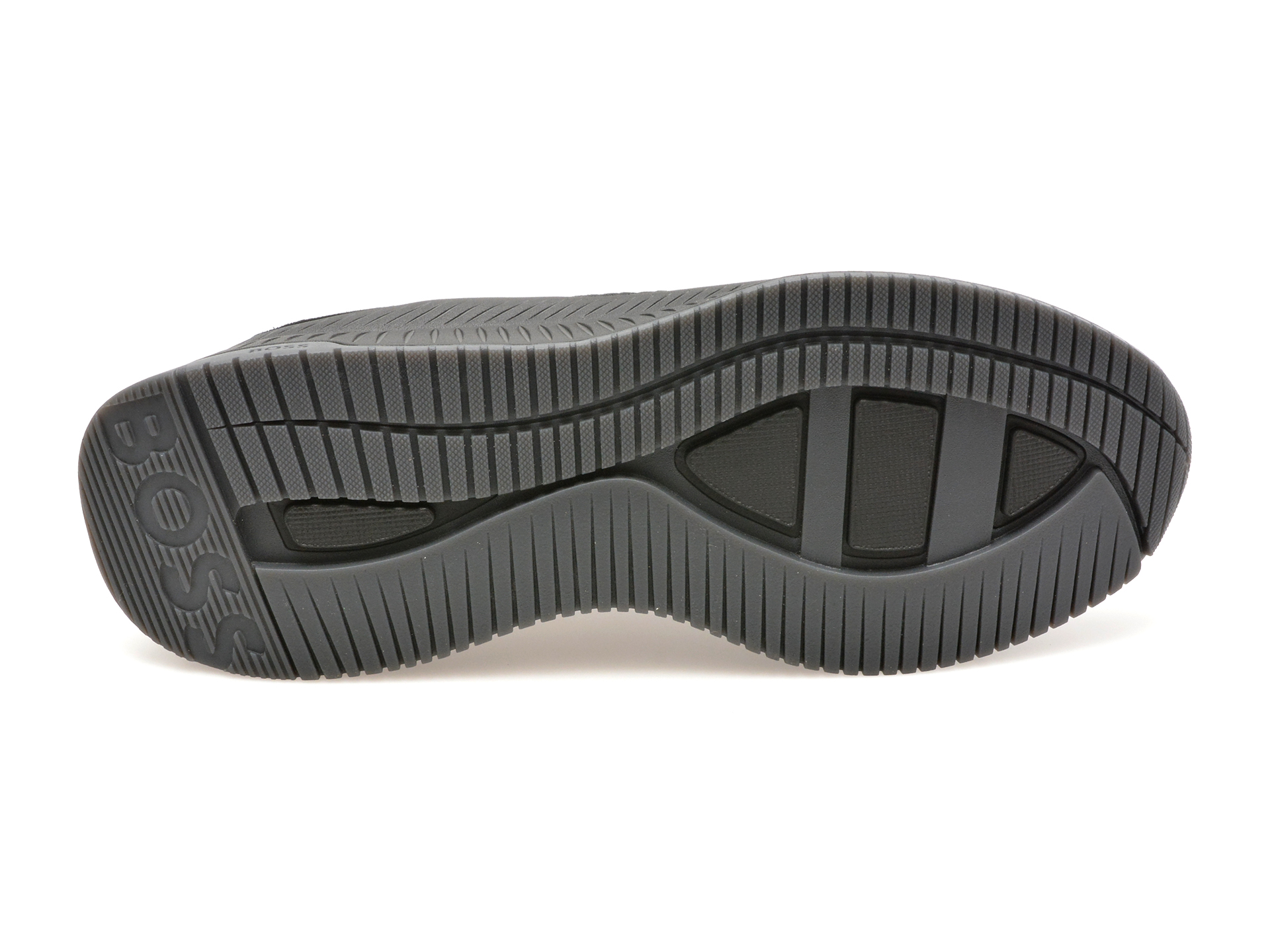 Pantofi sport BOSS negri, 89041, din material textil - imagine 7