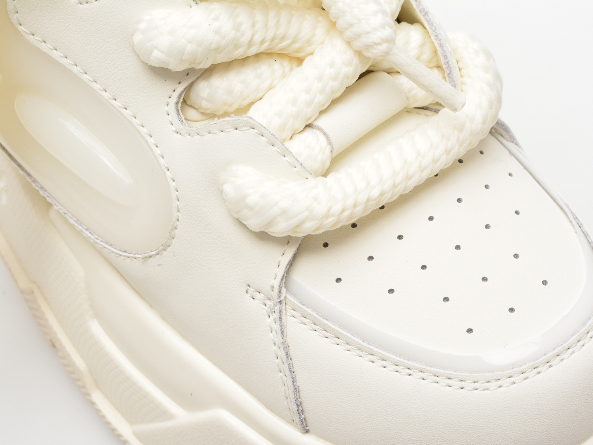 Pantofi sport EPICA albi, 2309171, din piele naturala - imagine 2