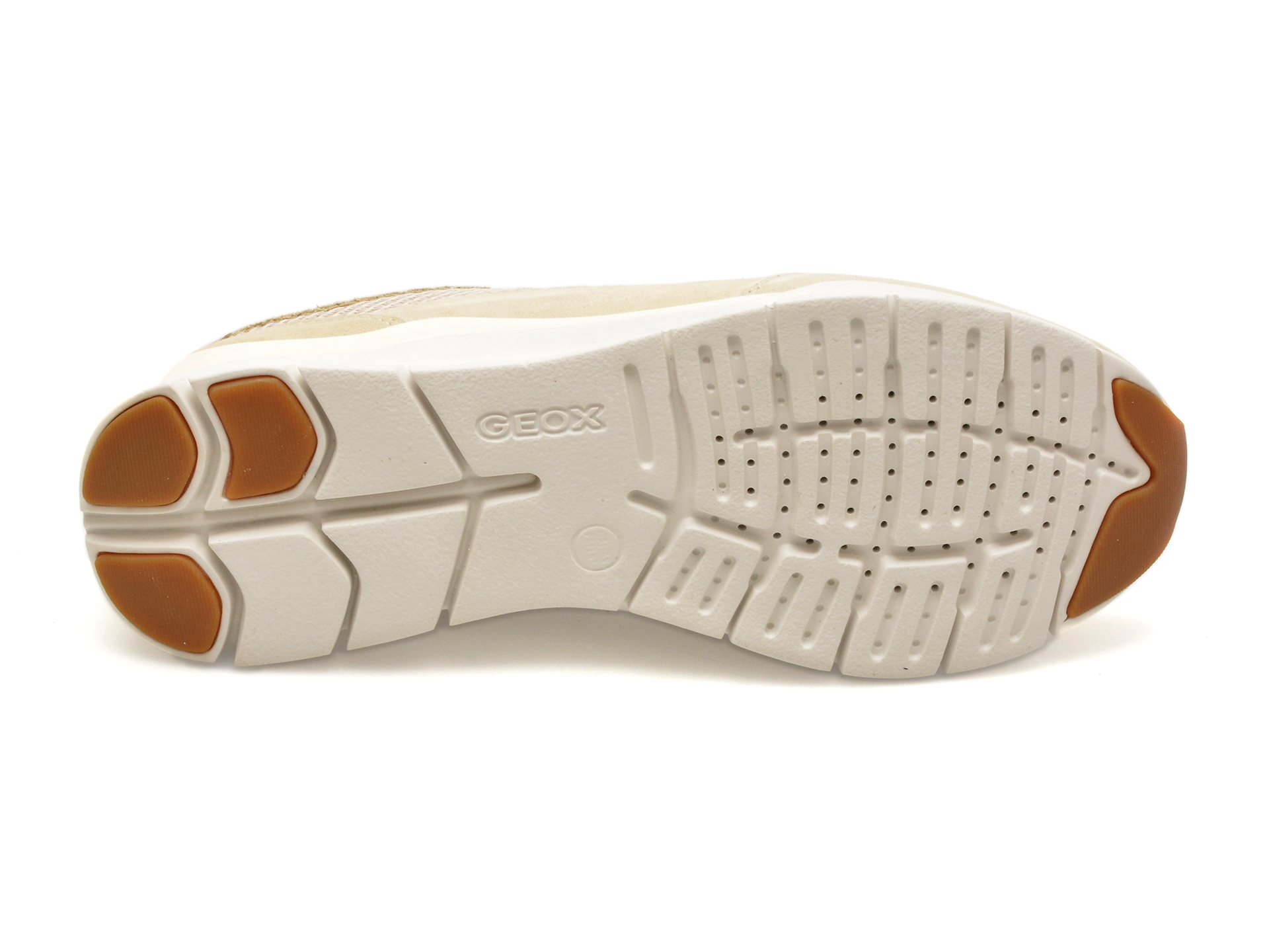 Pantofi sport GEOX maro, D35F2A, din piele intoarsa - imagine 7