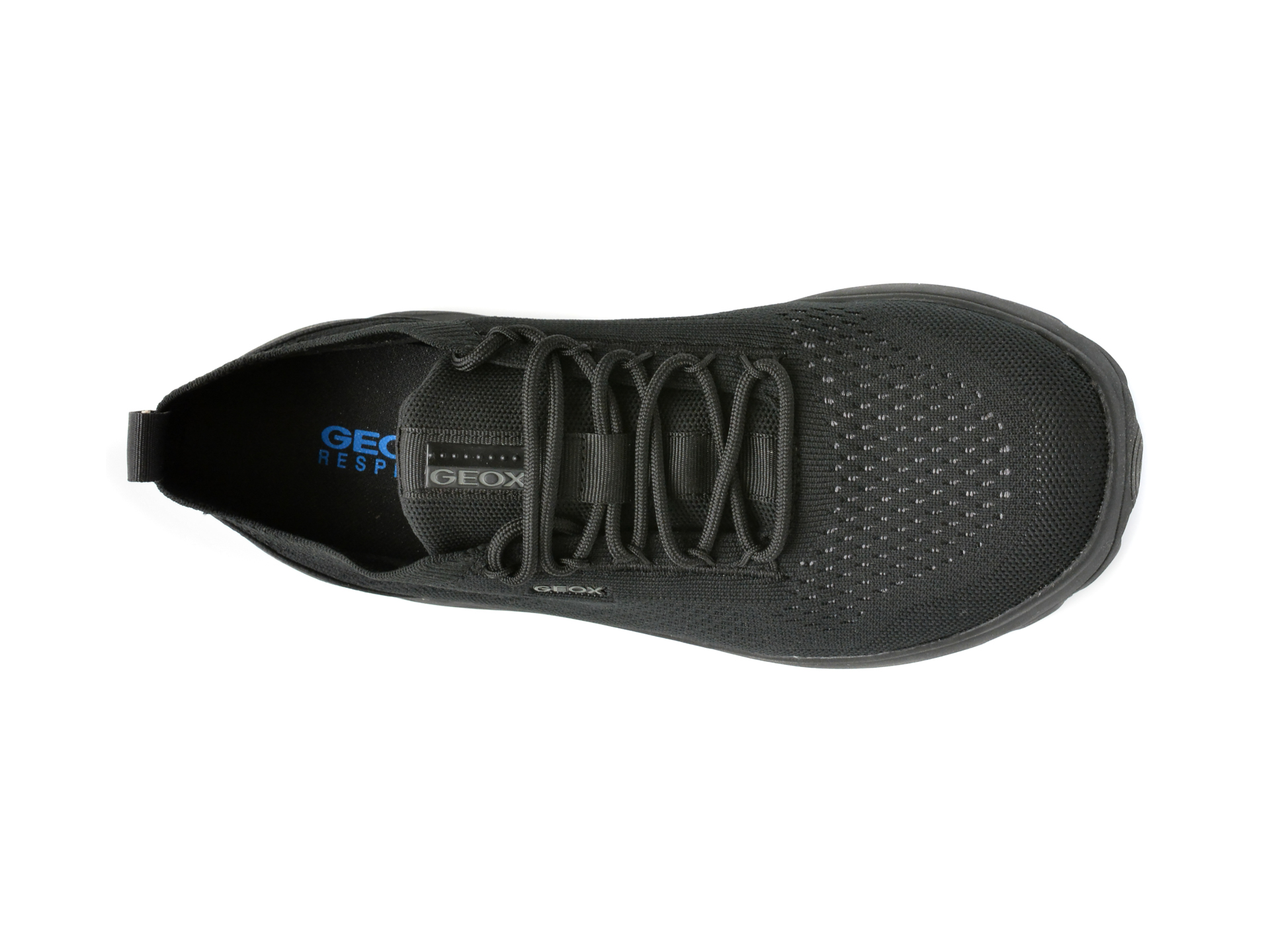 Pantofi sport GEOX negri, U15BYA, din material textil - imagine 6
