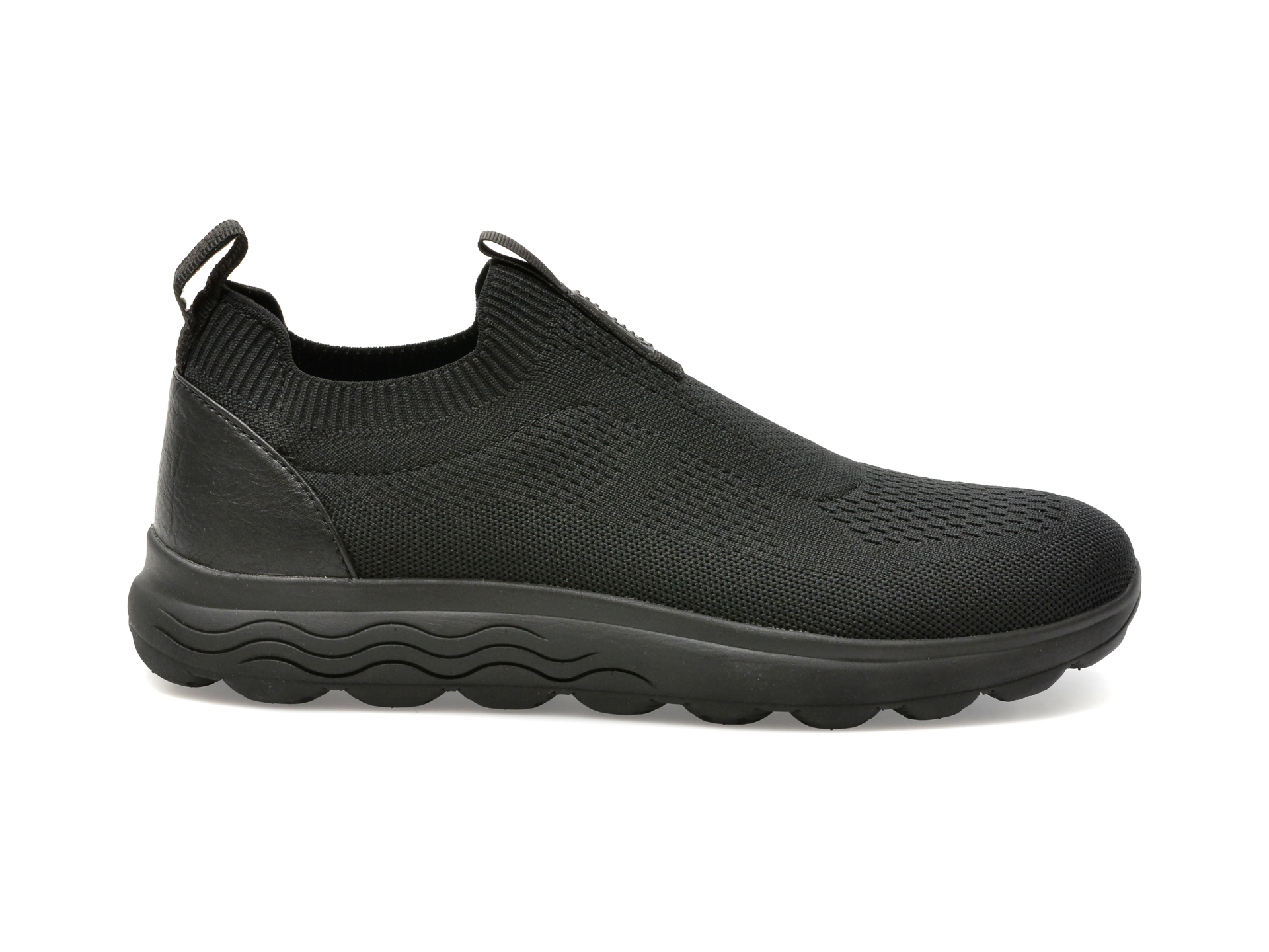 Pantofi sport GEOX negri, U25BYA, din material textil