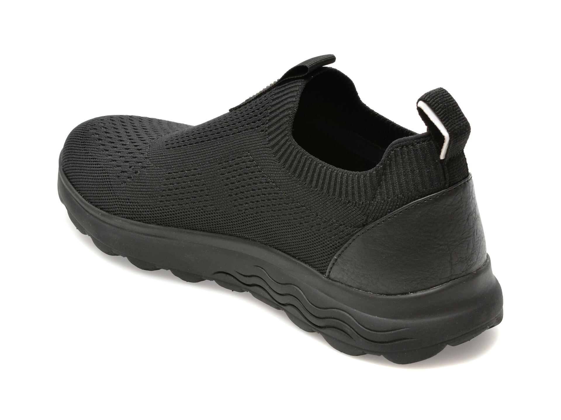 Pantofi sport GEOX negri, U25BYA, din material textil - imagine 5