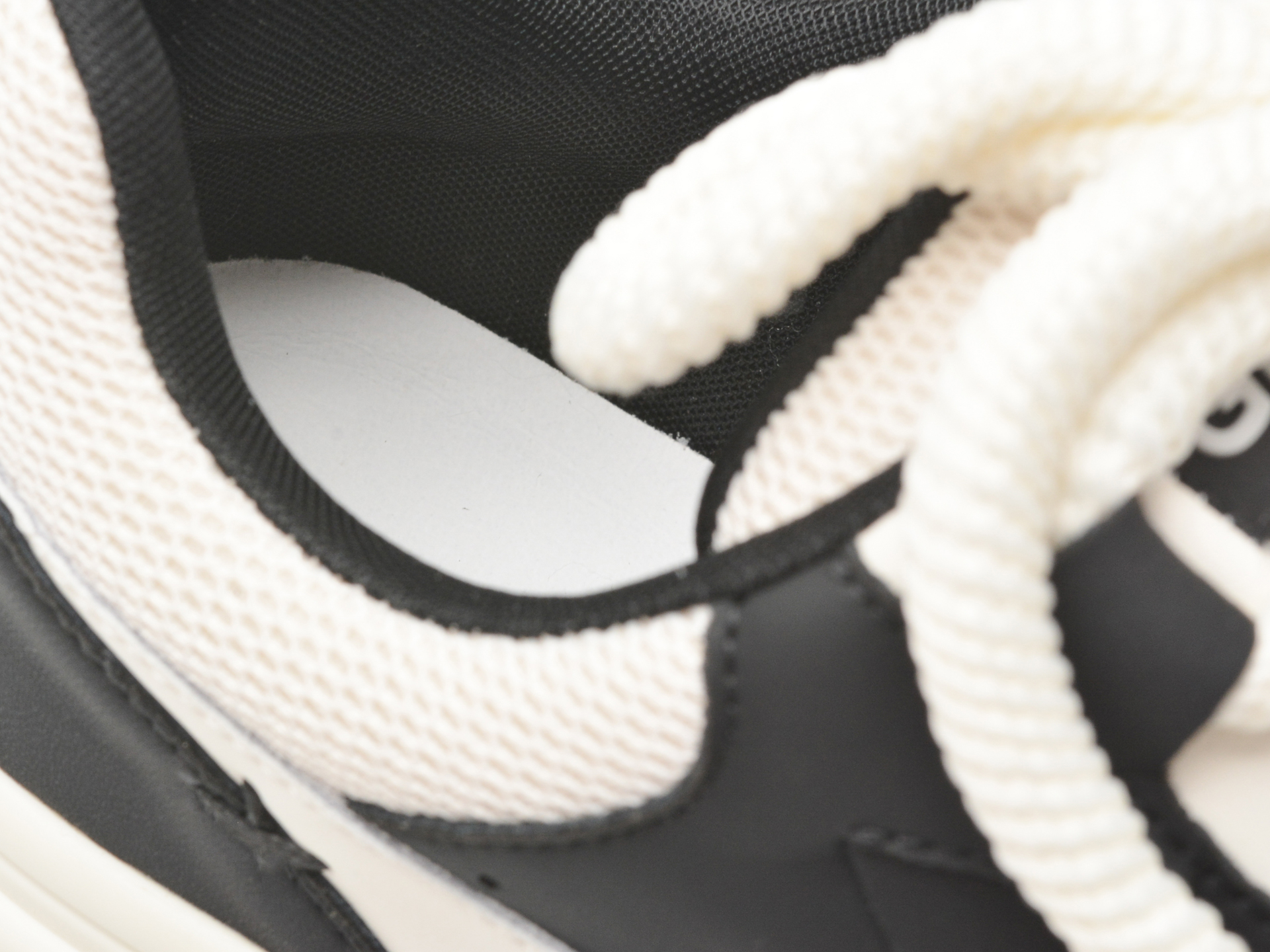 Pantofi sport GRYXX alb-negru, 2822, din piele naturala - imagine 3