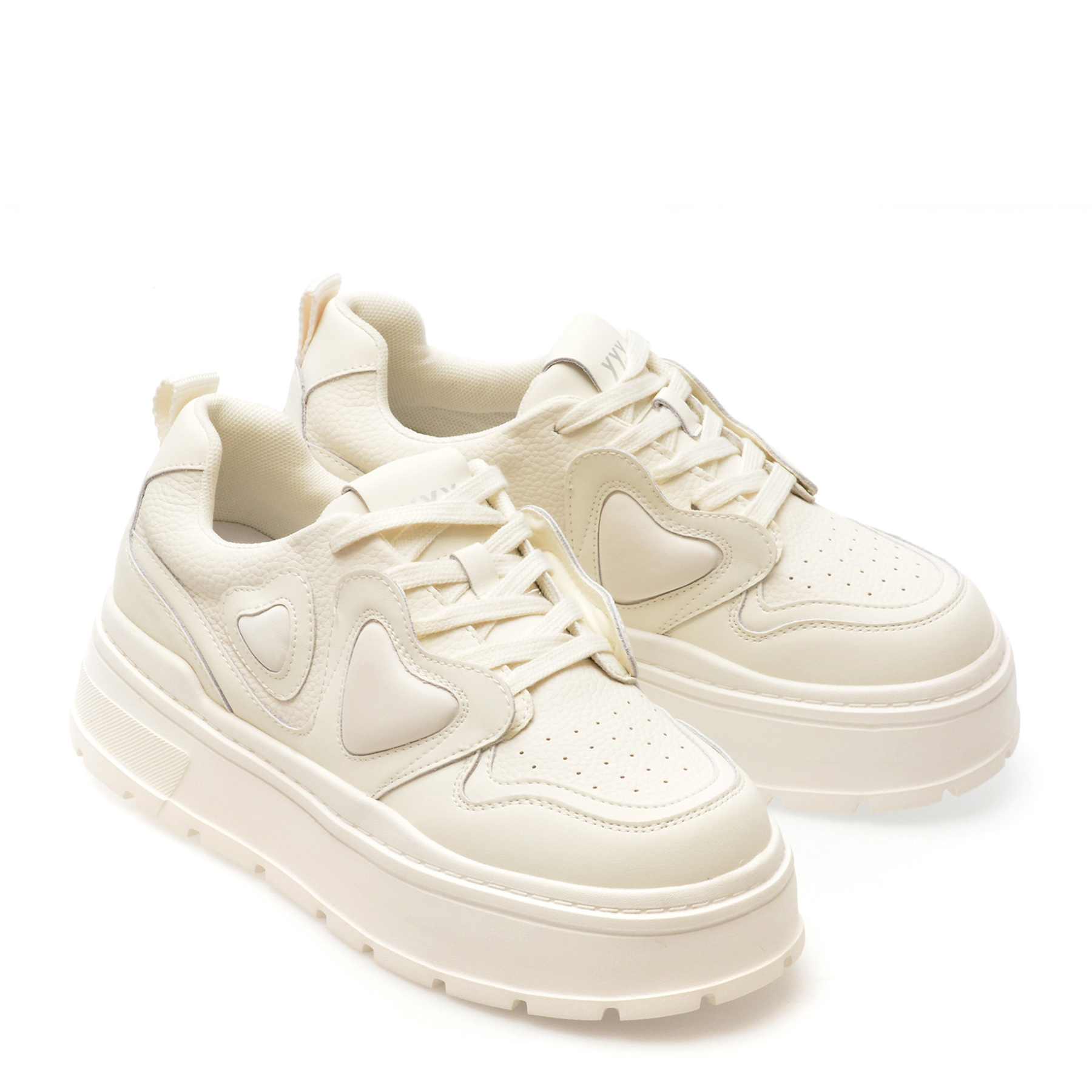 Pantofi sport GRYXX albi, 2308311, din piele naturala - imagine 4