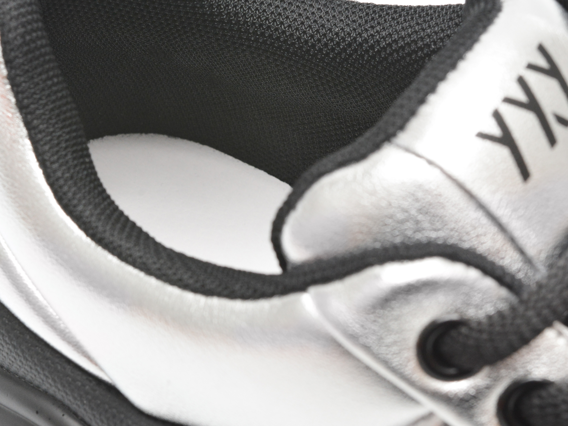Pantofi sport GRYXX argintii, 1076, din piele naturala - imagine 3