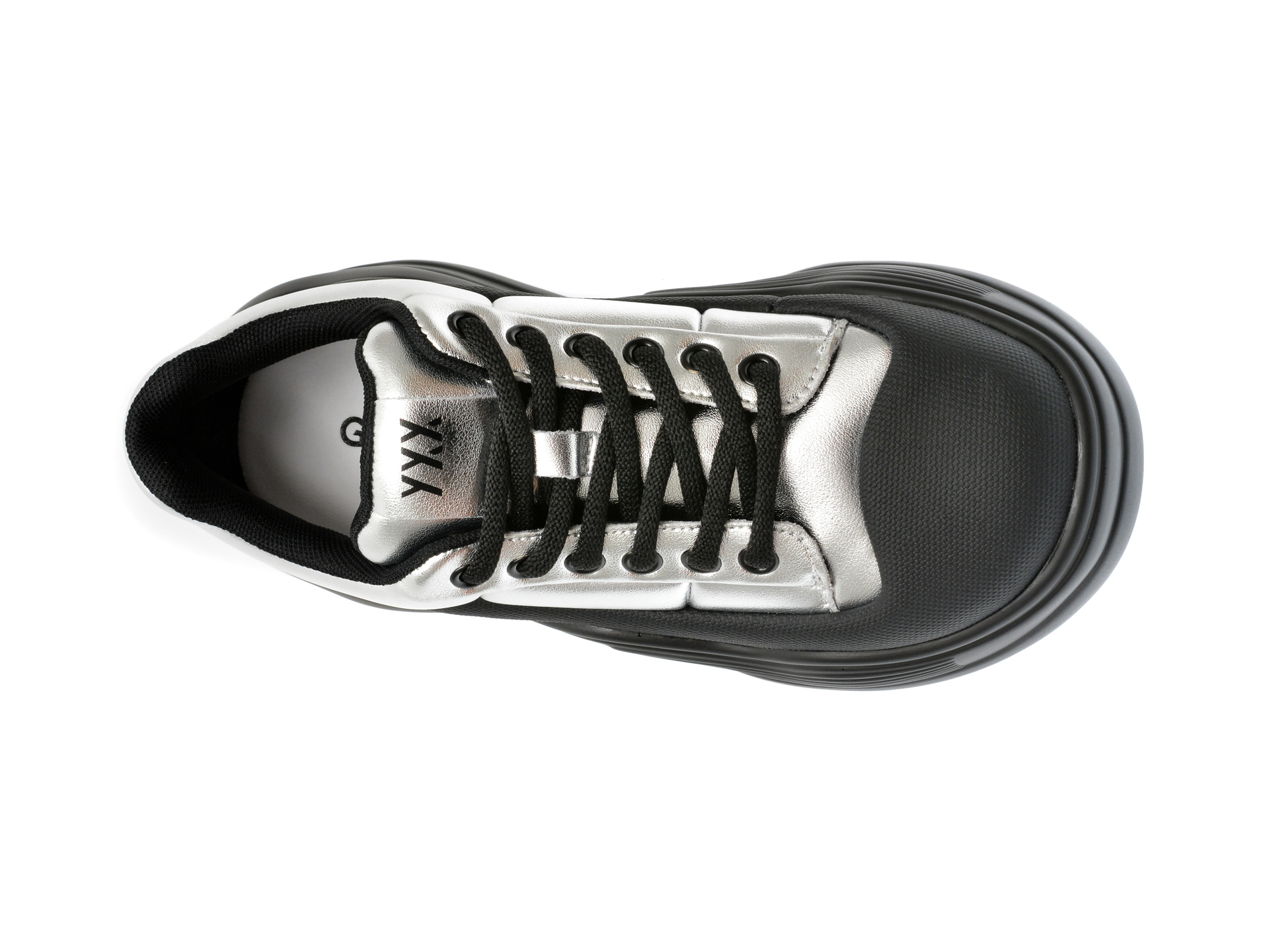 Pantofi sport GRYXX argintii, 1076, din piele naturala - imagine 6