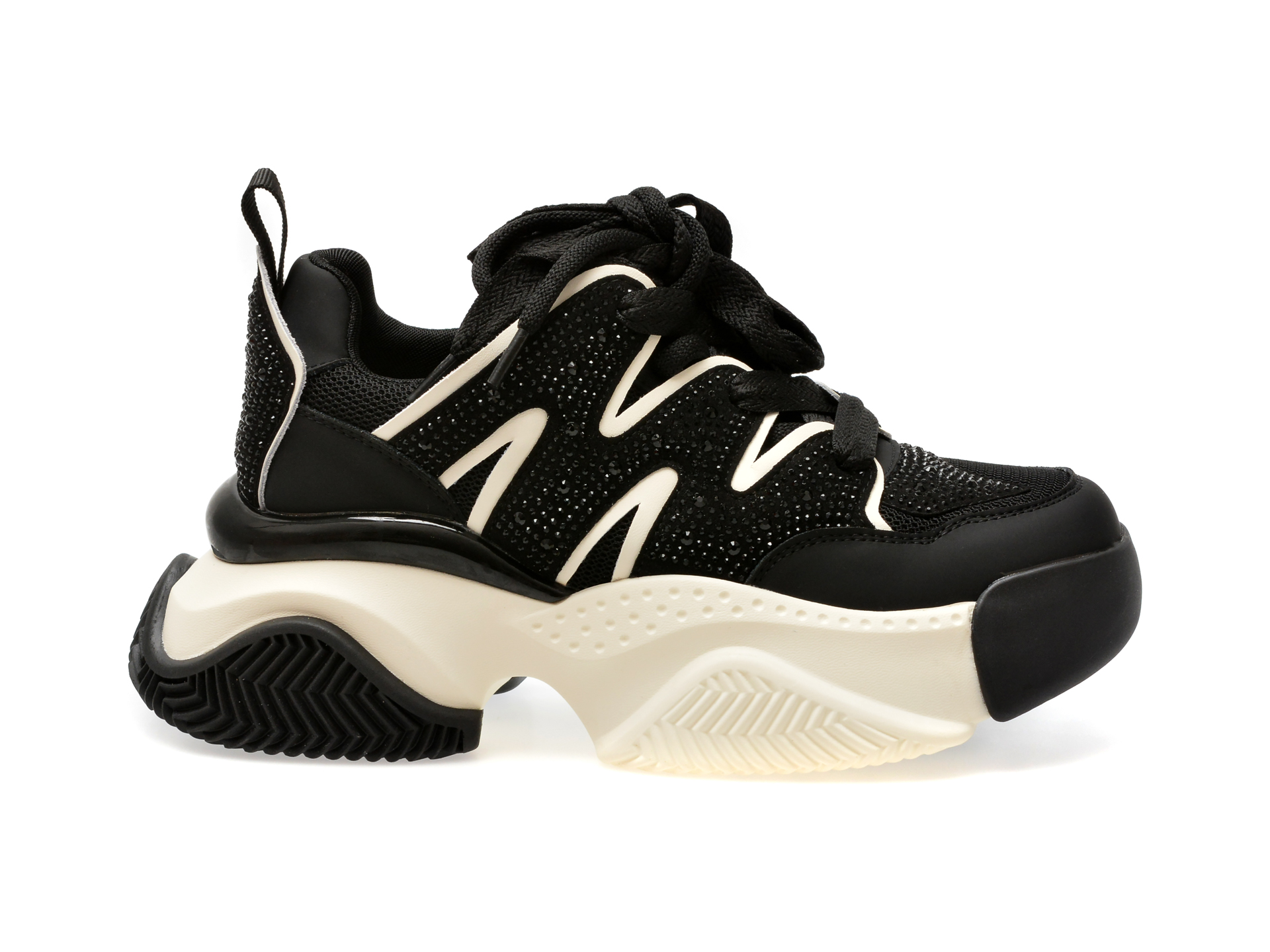 Pantofi sport GRYXX negri, 230918, din material textil