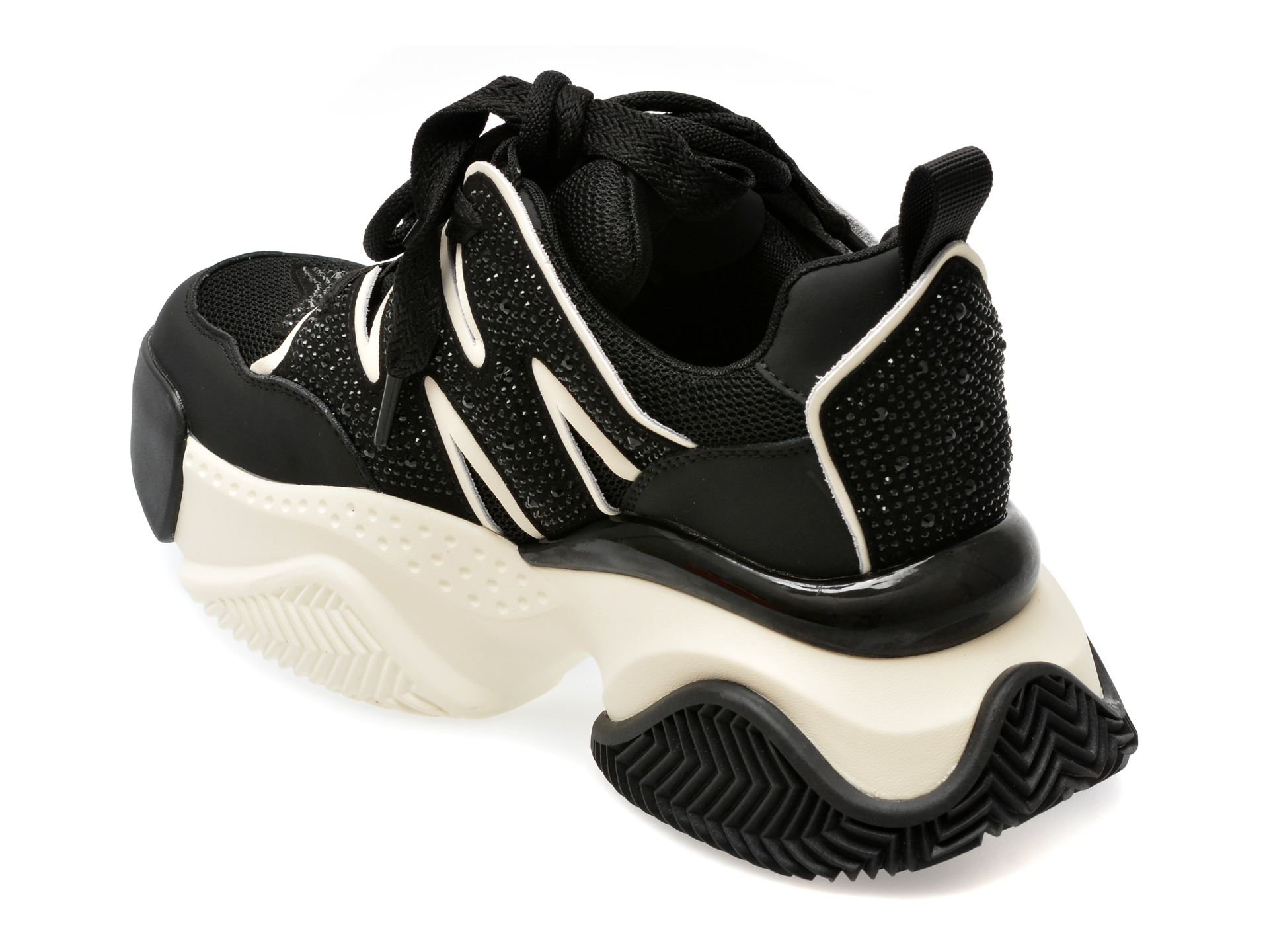 Pantofi sport GRYXX negri, 230918, din material textil - imagine 5