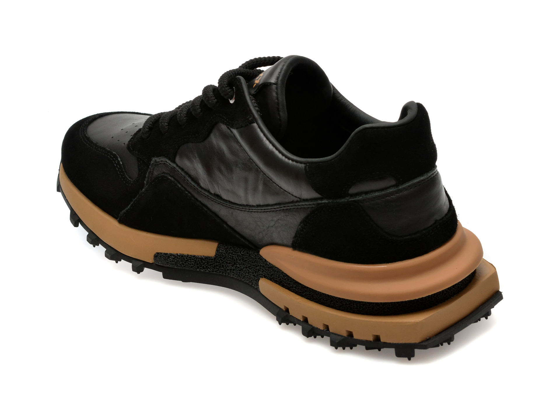 Pantofi sport GRYXX negri, 31216, din piele naturala - imagine 5