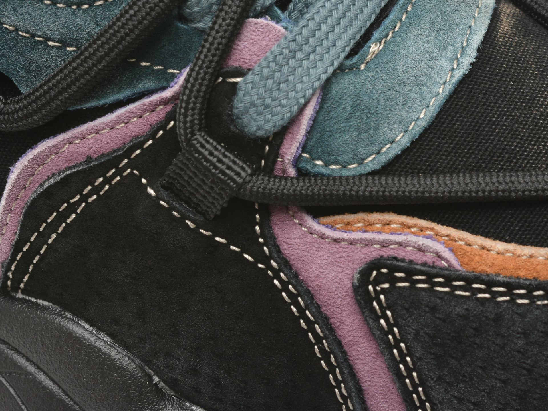 Pantofi sport GRYXX negri, 9850, din piele intoarsa - imagine 2