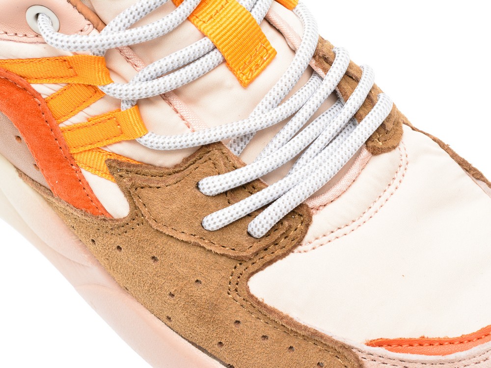 Pantofi sport GRYXX portocalii, 23Y001, din material textil si piele naturala - imagine 2