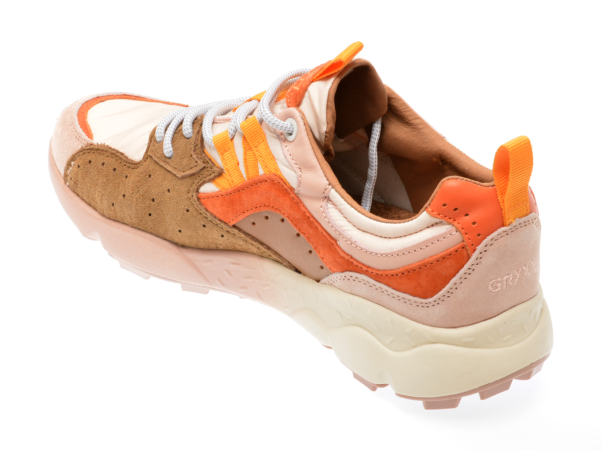 Pantofi sport GRYXX portocalii, 23Y001, din material textil si piele naturala - imagine 5
